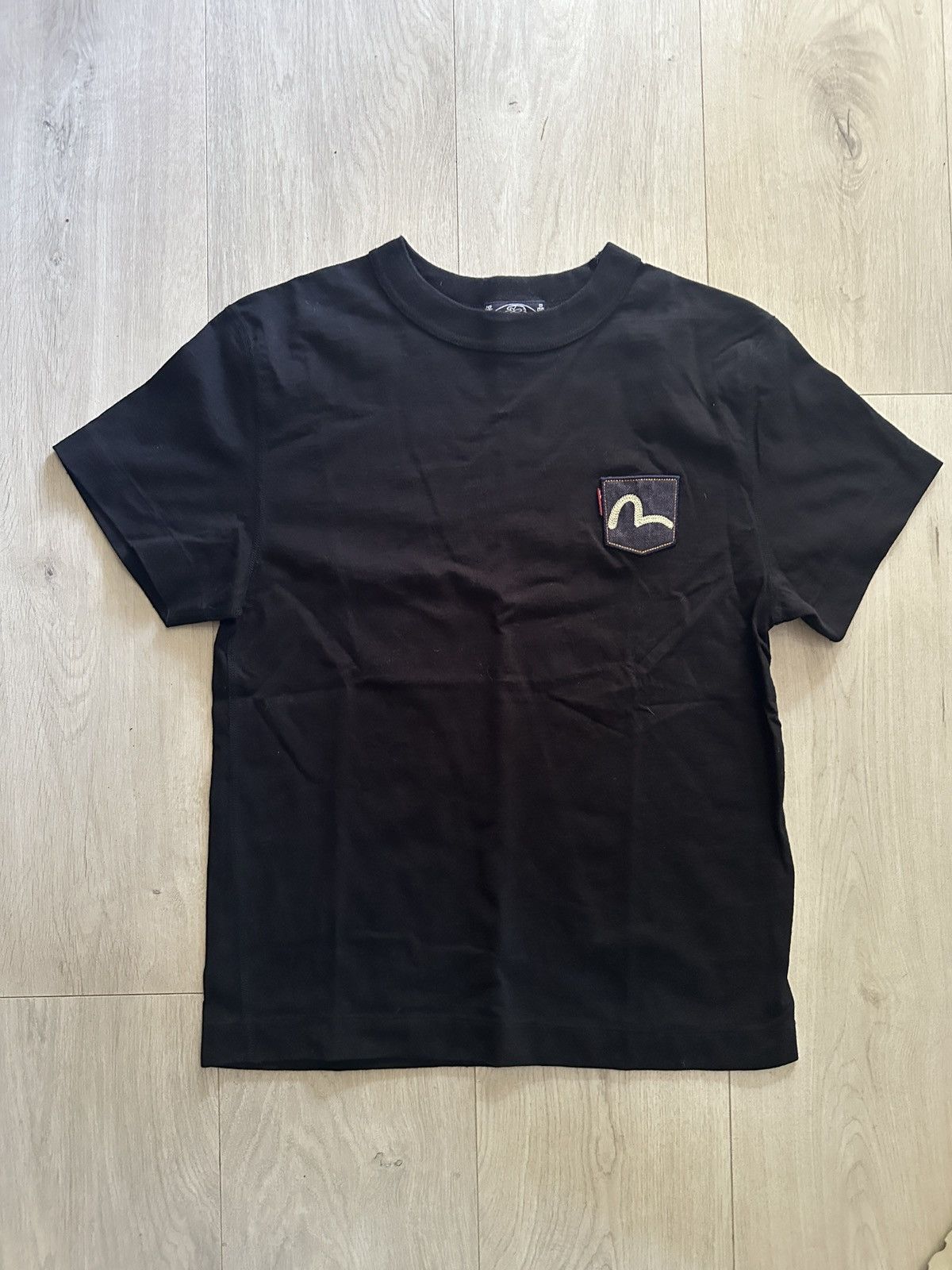 Evisu Evisu Black Cotton T-Shirt Size 36 Made in Japan Size US M / EU 48-50 / 2 - 1 Thumbnail