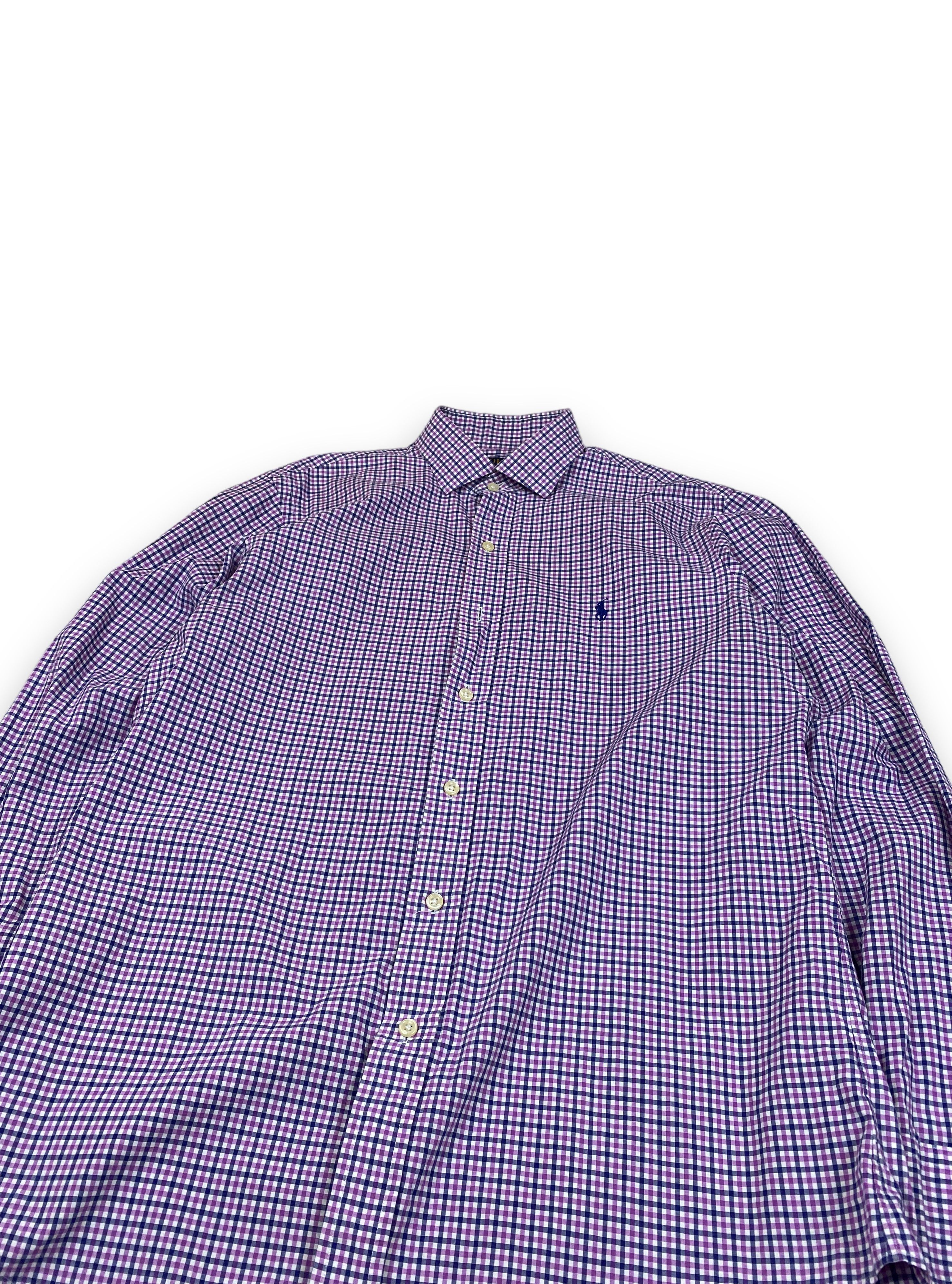 Ralph Lauren Vintage RALPH LAUREN Checked Purple Button Up Shirt M692 Size US M / EU 48-50 / 2 - 4 Thumbnail