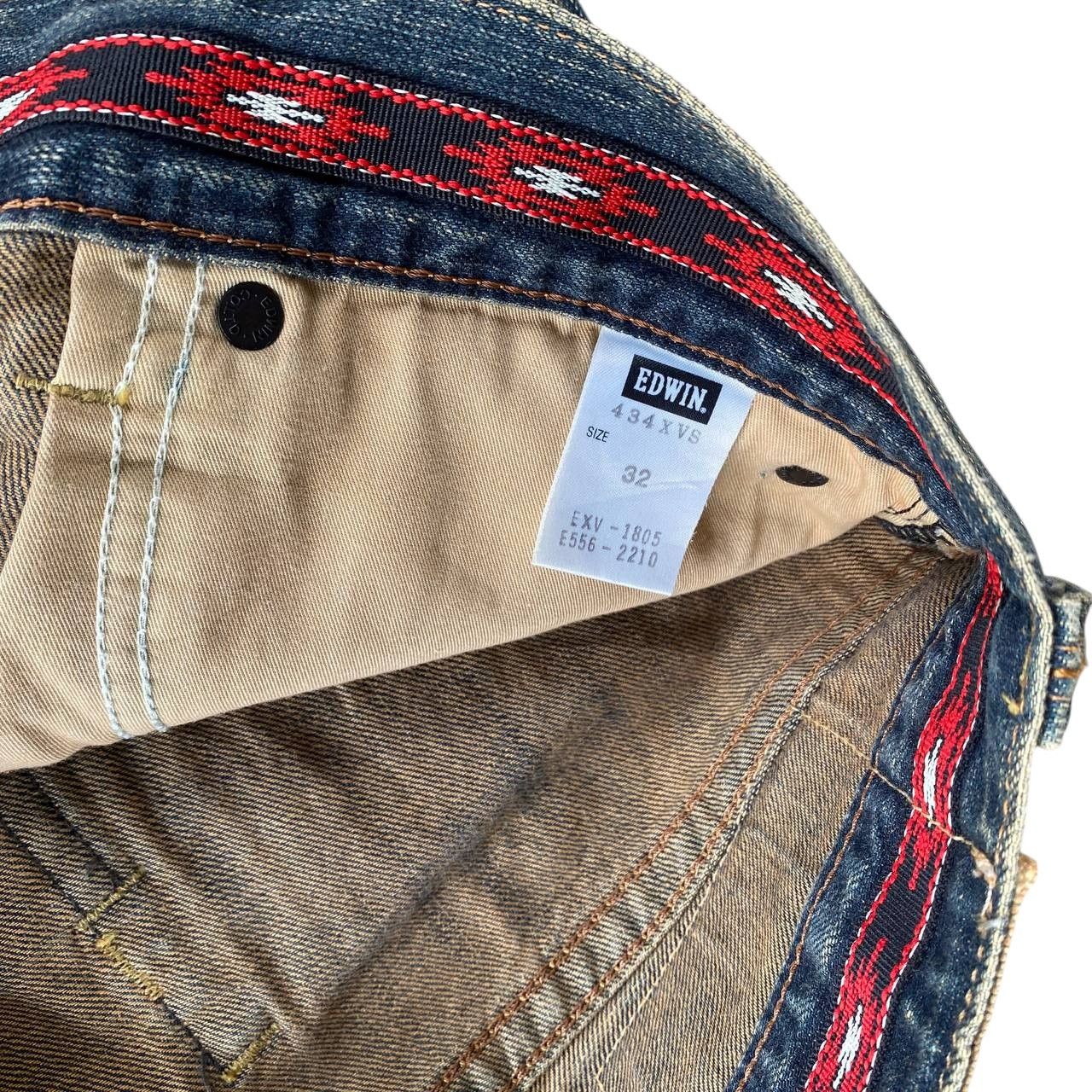 Edwin × Vintage RARE EDWIN EXCLUSIVE VINTAGE RUSTY MUDWASH DENIM W32X31 Size US 32 / EU 48 - 3 Thumbnail