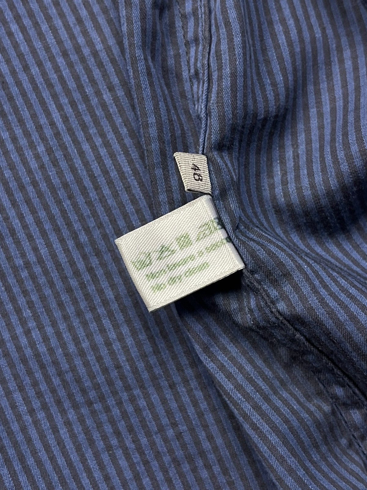 Bottega Veneta Vintage Bottega Veneta Waxed Detailing button down Shirt Size XL / US 12-14 / IT 48-50 - 13 Thumbnail