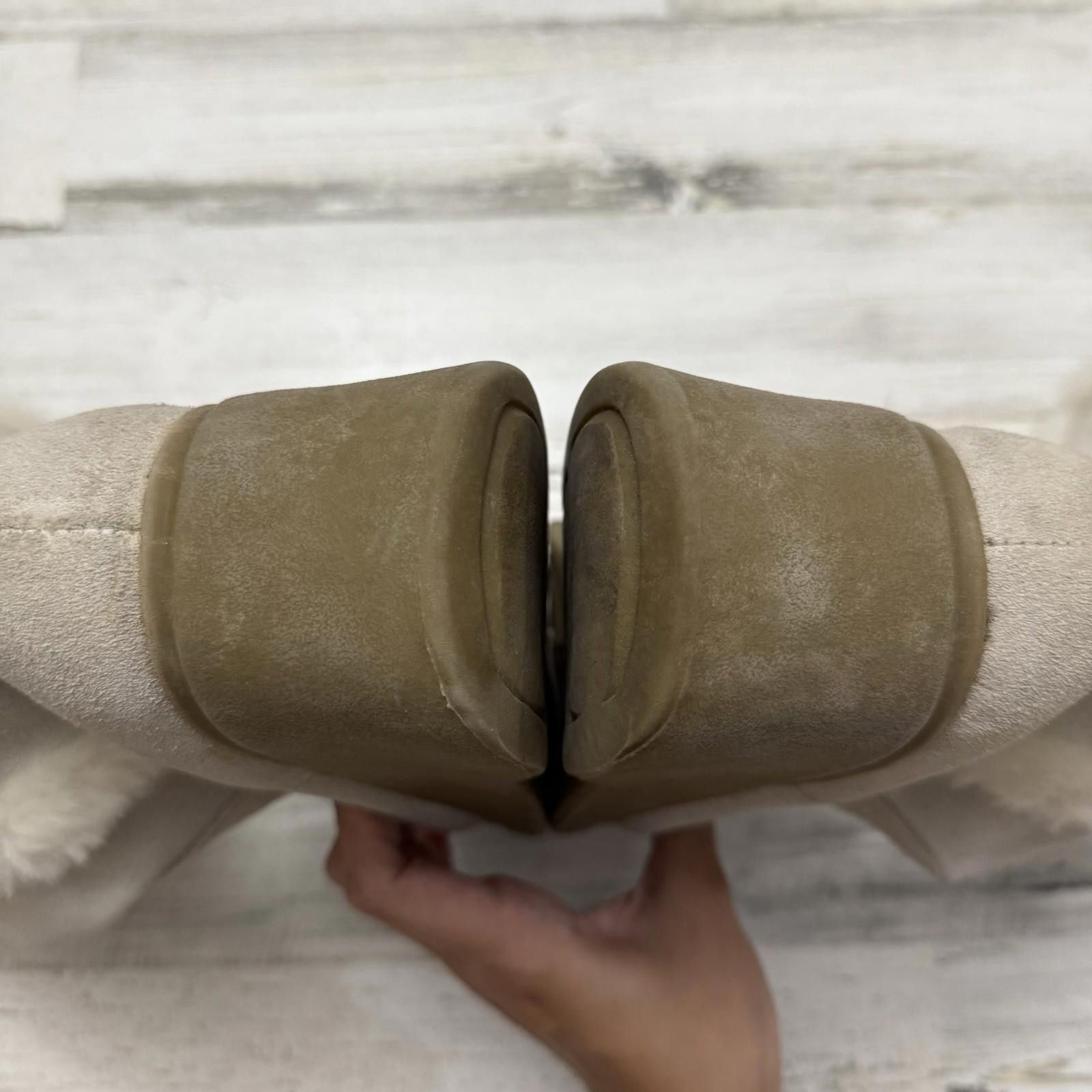 Bonobos Y2k bongo leather suede faux fur calf platform boots sz 9 Size US 9 / IT 39 - 5 Thumbnail