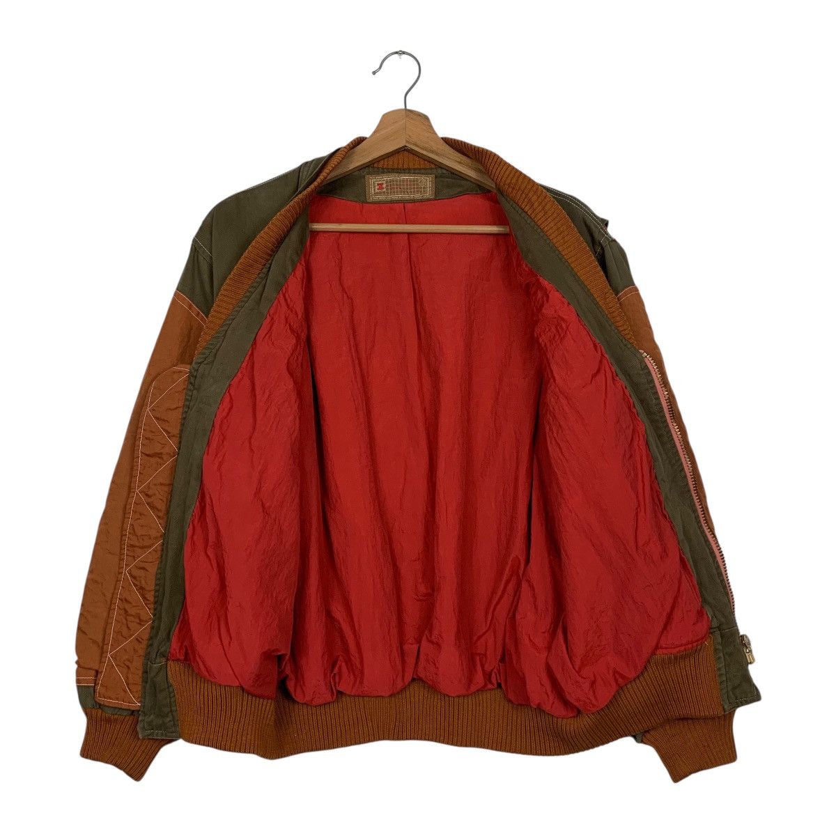 Japanese Brand Japanese Brand Zig Zag Color Block Bomber Jacket Size US M / EU 48-50 / 2 - 11 Thumbnail