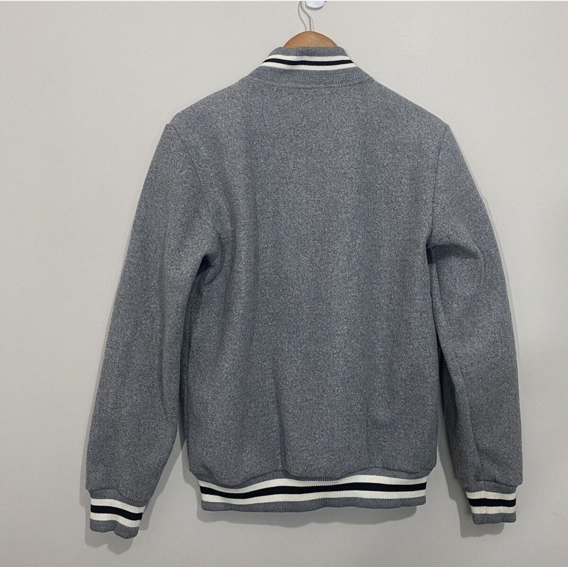 Vintage Fire Varsity Letterman Skull Jacket Size US M / EU 48-50 / 2 - 5 Thumbnail