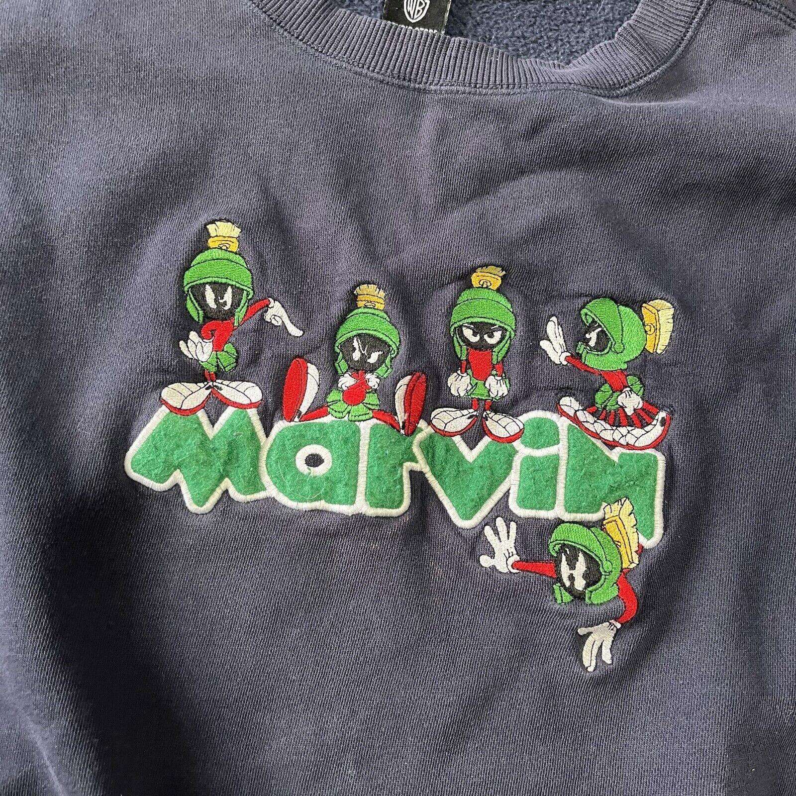 Designer Vintage 90s Warner Bros Looney Tune Crewneck Sweatshirt XXL Size US 40 / EU 56 - 2 Thumbnail