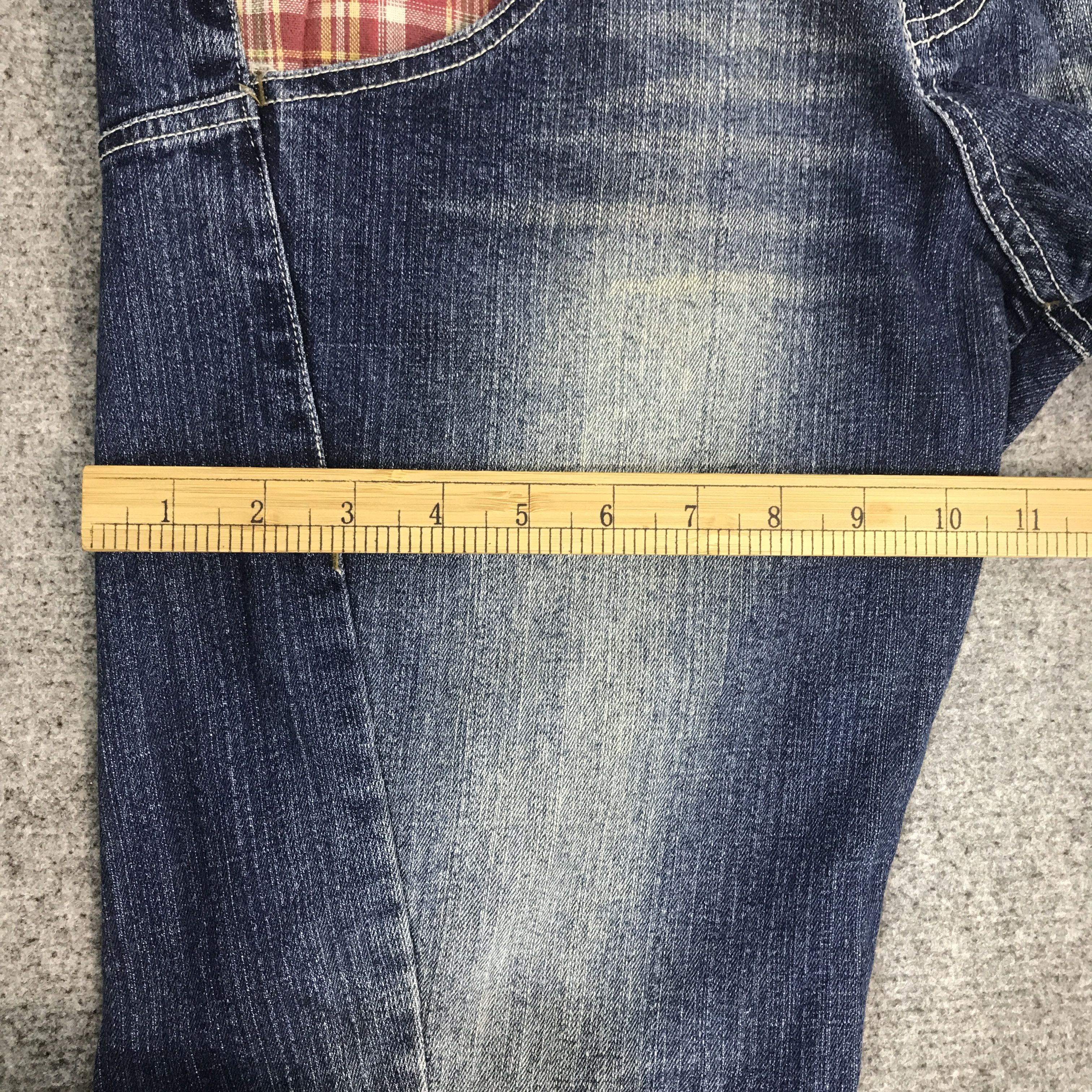 Japanese Brand Double waist design contno. denim Pants Size US 30 / EU 46 - 9 Thumbnail