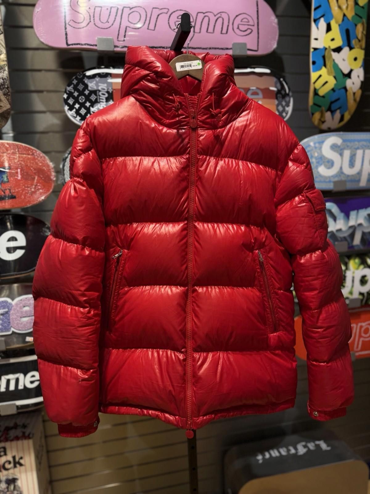 Moncler Moncler Maya Gibbotto Puffer Down Jacket Red Size 5 $1500 Size US L / EU 52-54 / 3 - 4 Thumbnail