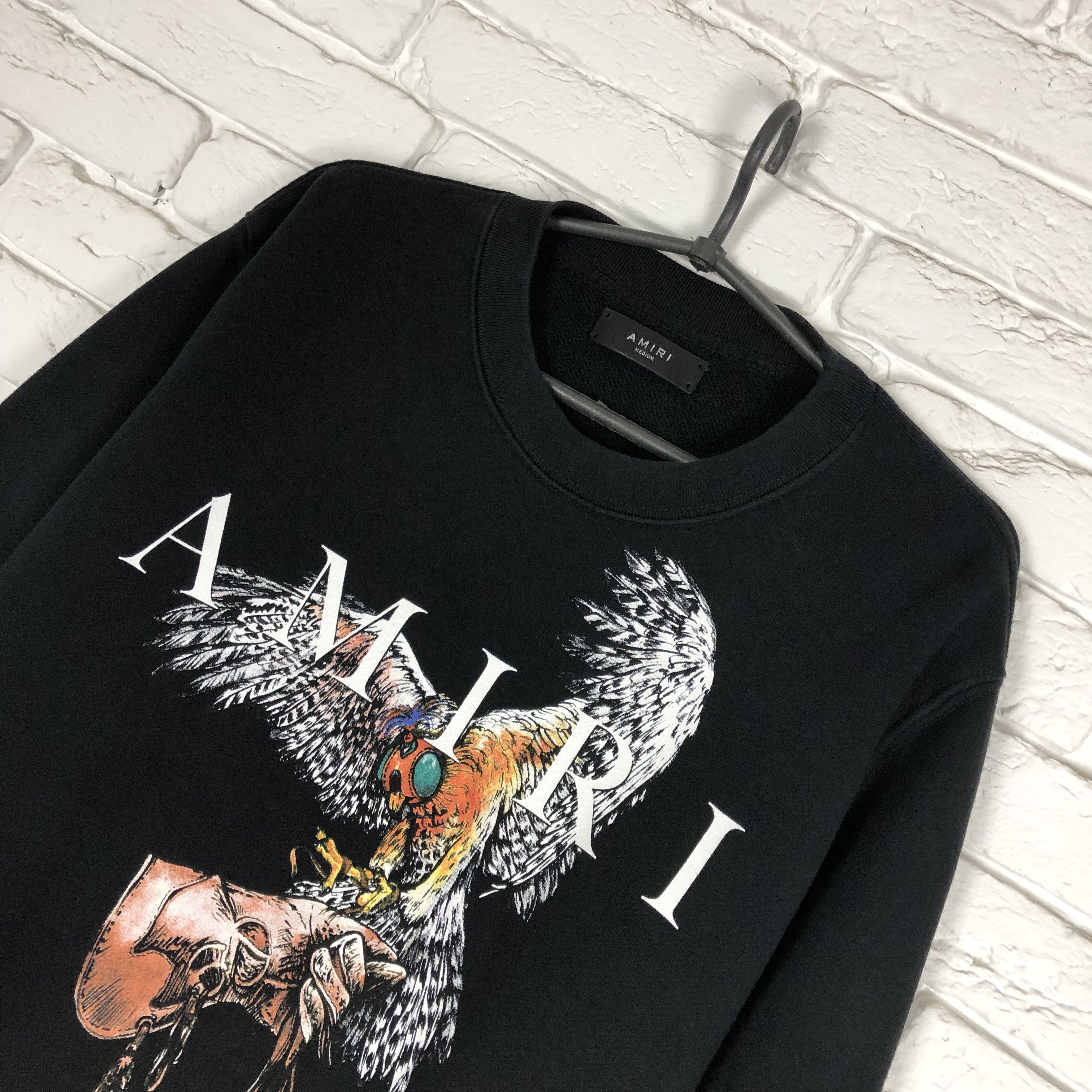 Amiri Amiri Falcon crewneck sweatshirt Size US M / EU 48-50 / 2 - 2 Thumbnail