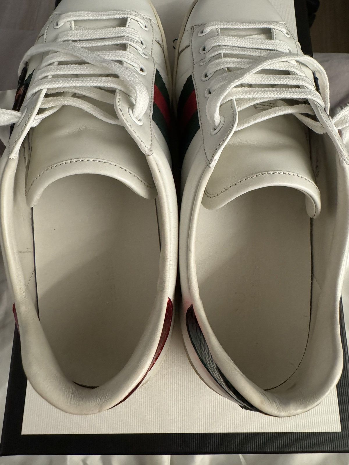 Gucci Gucci ace Snake Sneaker Size US 6 / EU 39 - 10 Thumbnail
