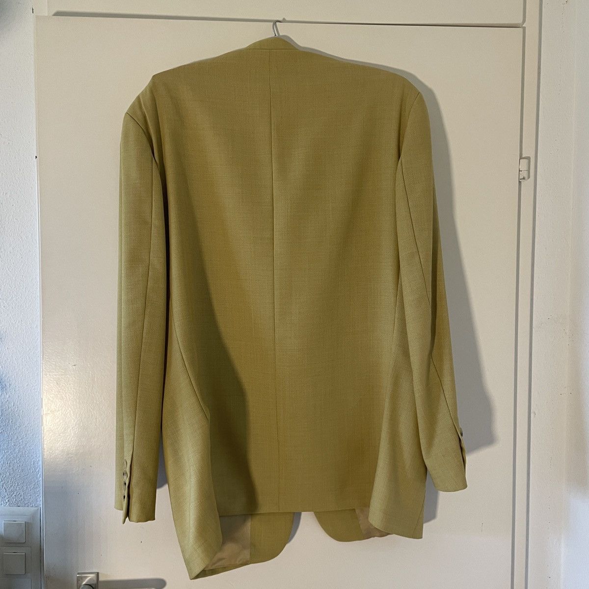 Vintage Vintage yellow oversized blazer made in germany. Size 50L - 3 Thumbnail