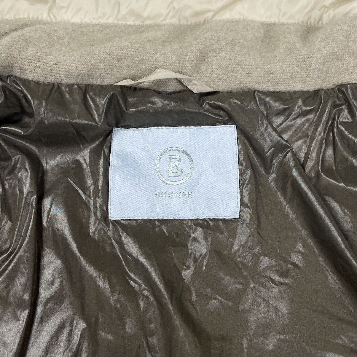 Bogner & Limonta Goose Down Puffer Long Jacket Parka Wool