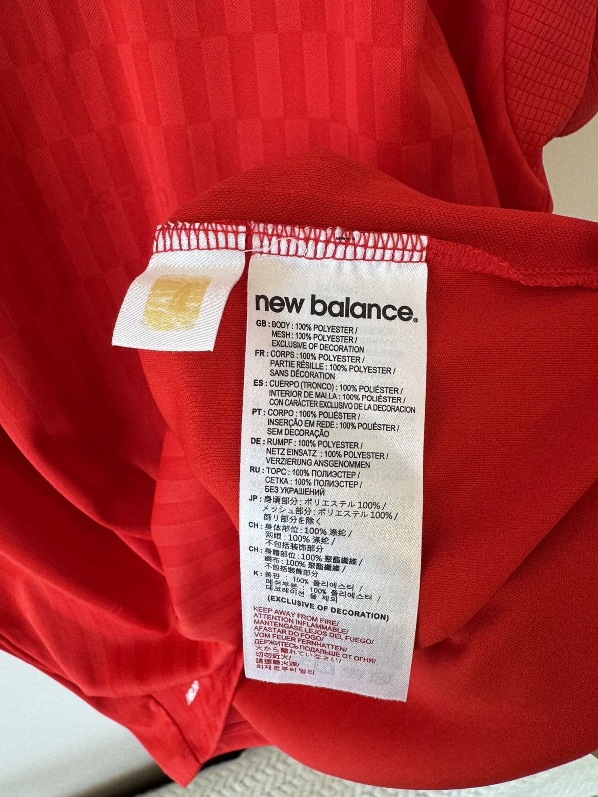 New Balance Liverpool 2015-2016 Home Soccer Jersey Football Shirt Kit Size US XL / EU 56 / 4 - 18 Thumbnail