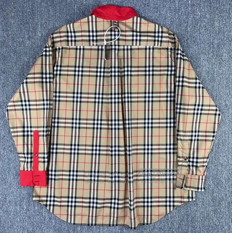 Burberry Burberry Color-Block Cotton Women's Shirt. Size XL / US 12-14 / IT 48-50 - 2 Thumbnail