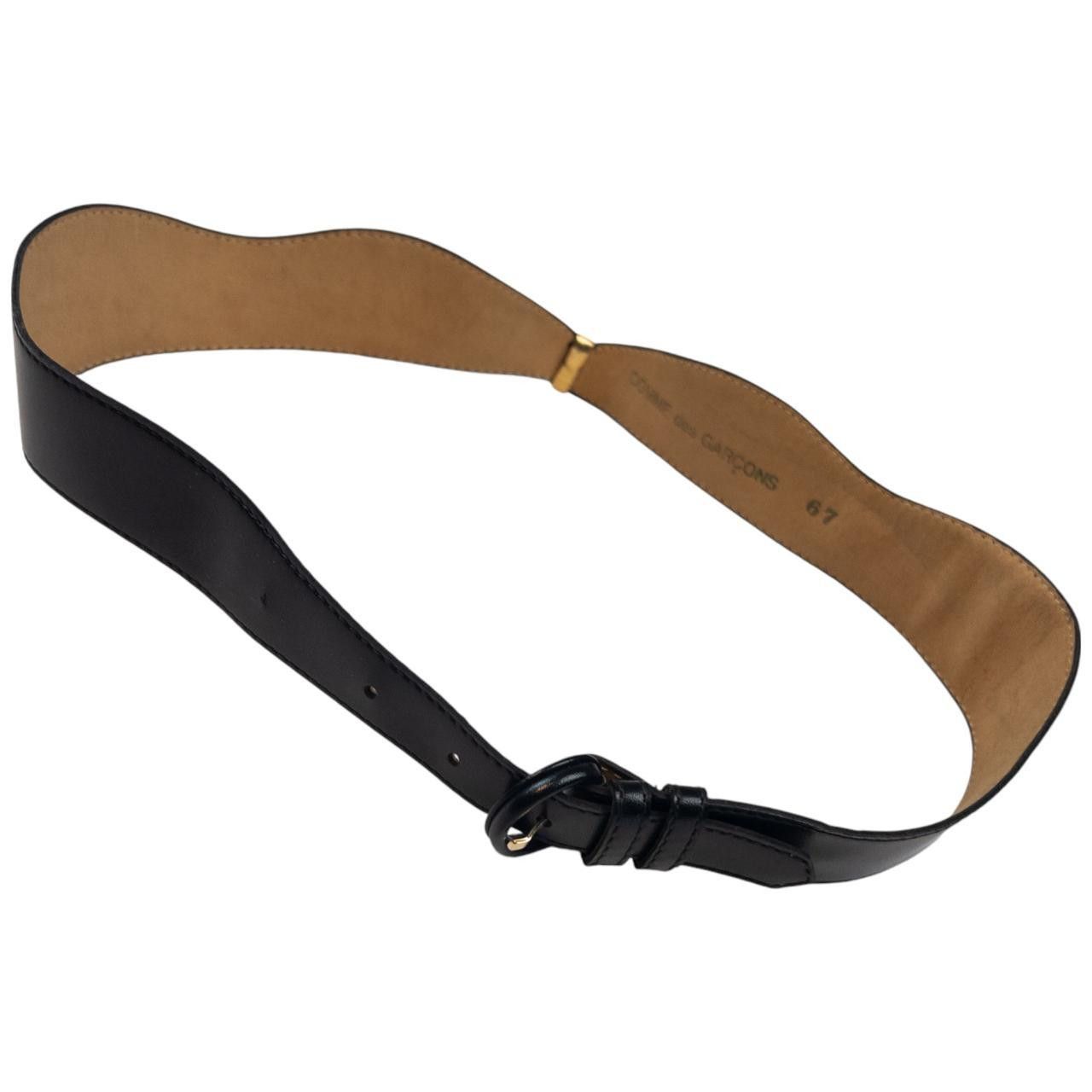 Comme des Garcons Vintage Comme Des Garçons Leather Belt Size W26 Size ONE SIZE - 6 Thumbnail
