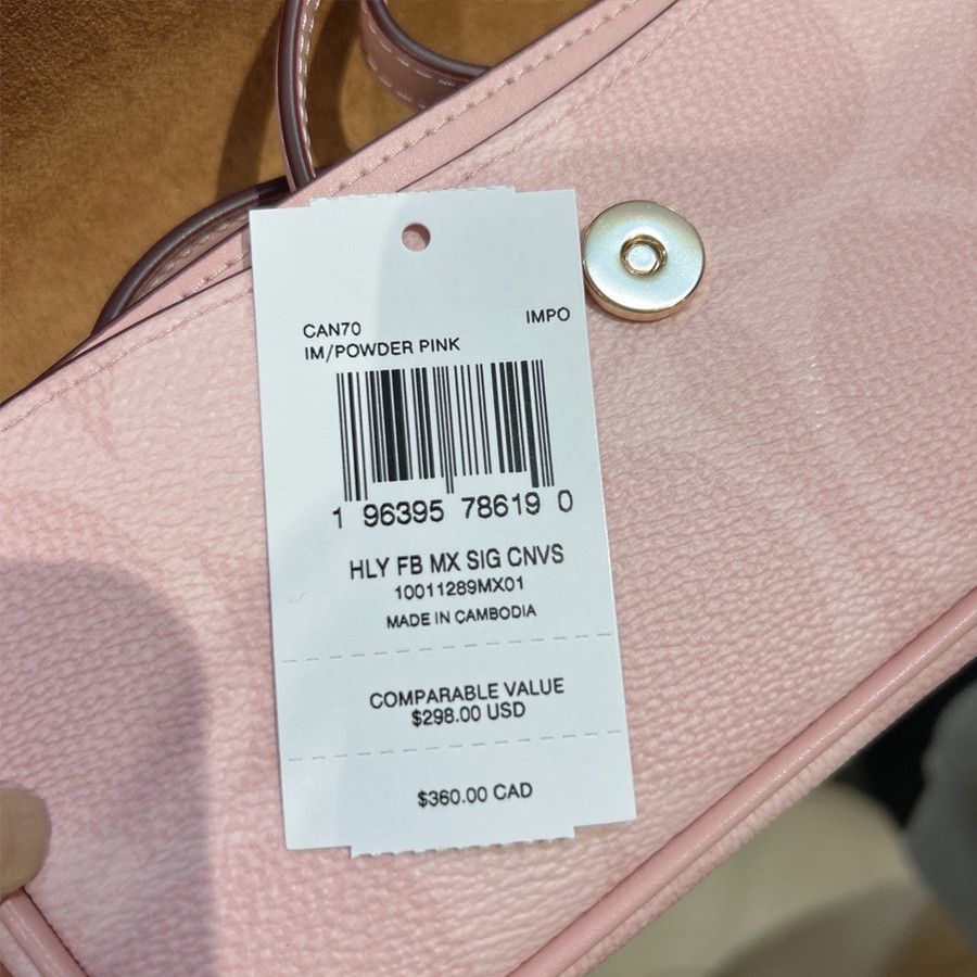 Coach Hailey Flap Bag In Signature Canvas CAN70 Size ONE SIZE - 5 Thumbnail
