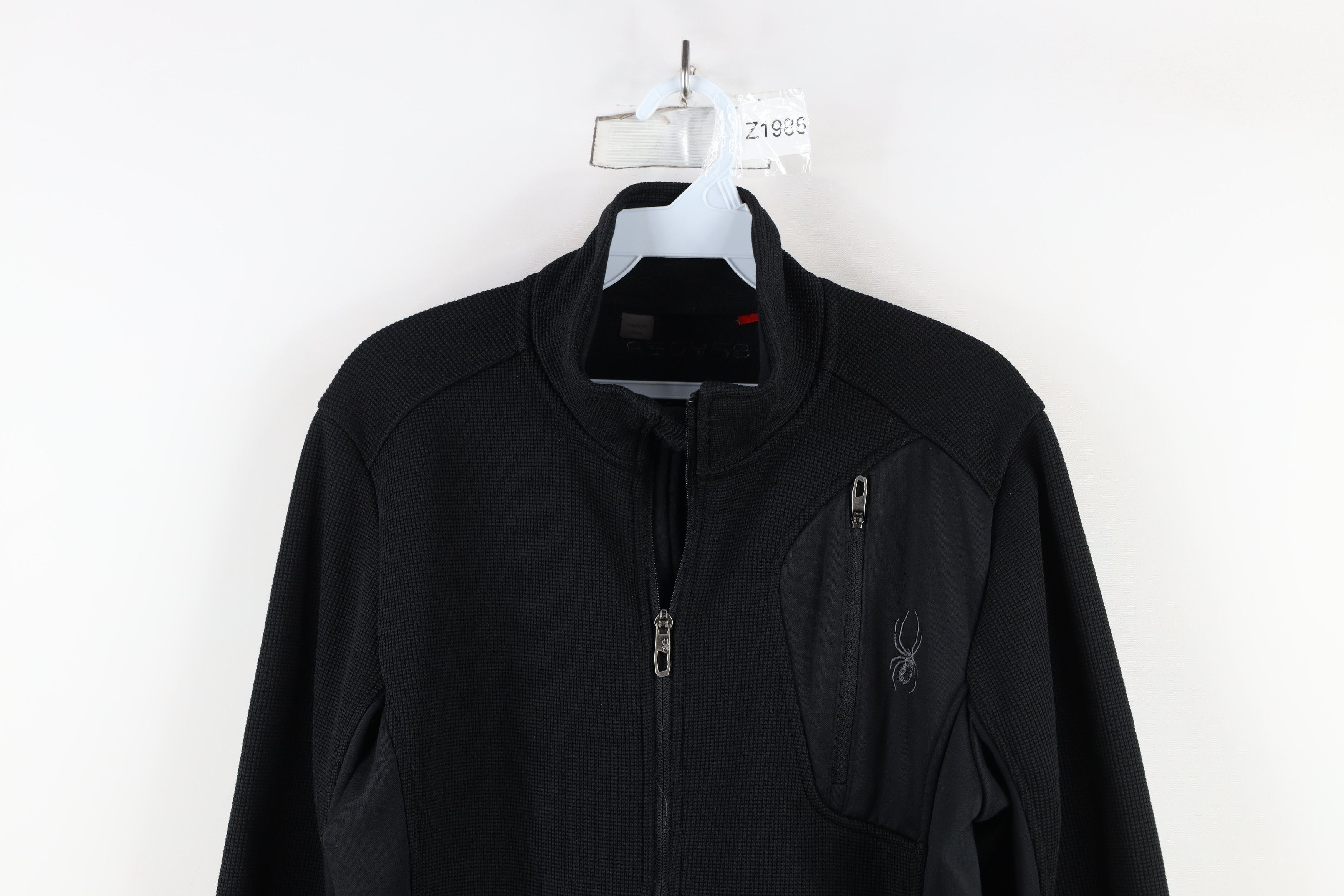 Spyder × Vintage Spyder Thermal Waffle Knit Raider Full Zip Jacket Black Size US S / EU 44-46 / 1 - 2 Thumbnail