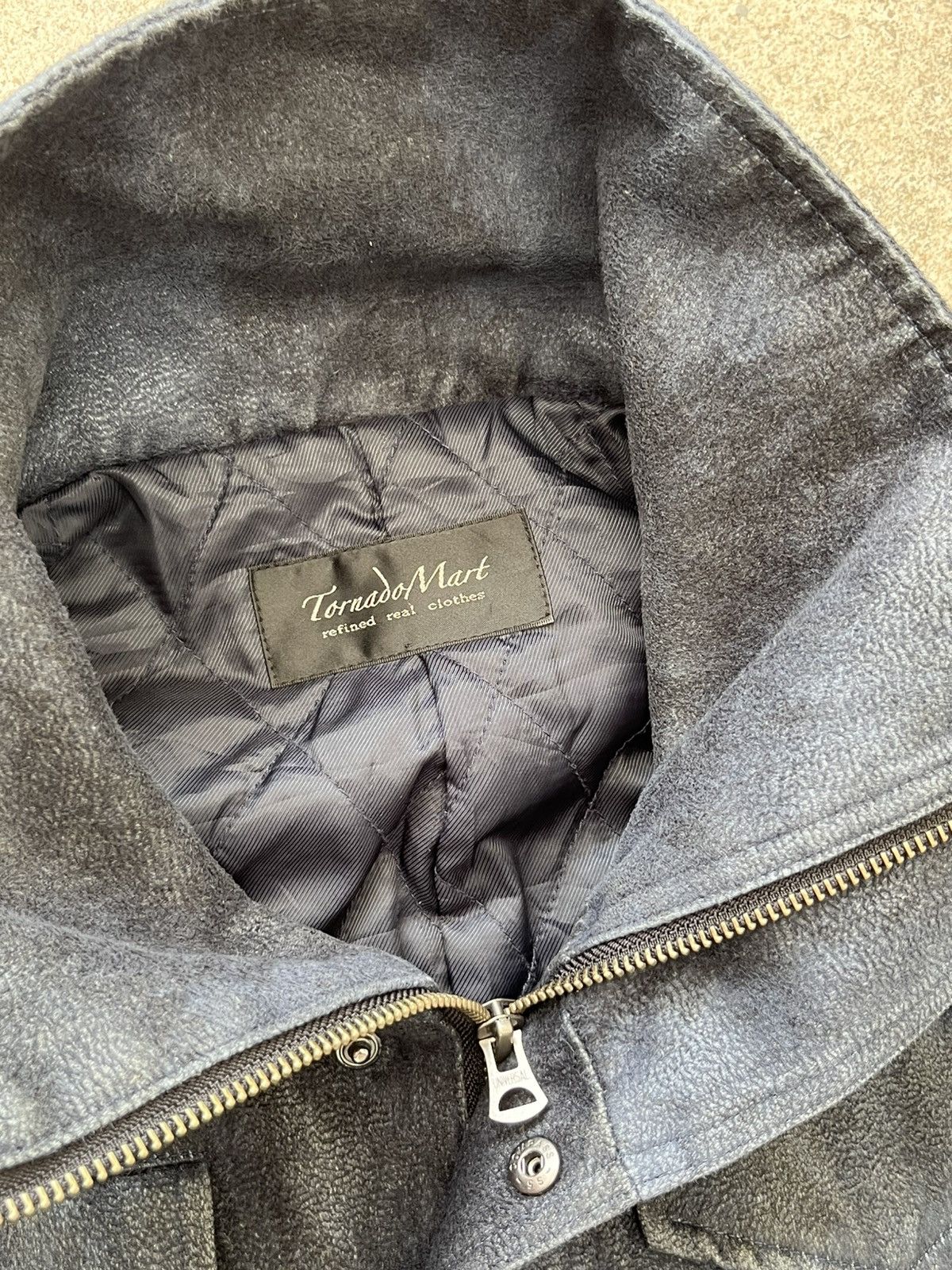 If Six Was Nine Tornado mart jacket waxed dark blue Size US M / EU 48-50 / 2 - 9 Thumbnail