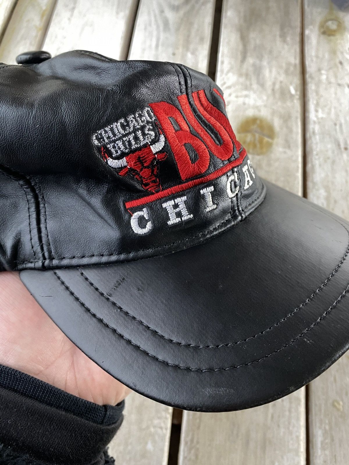 NBA × Vintage Chicago Bulls SnapBack vintage cap leather NBA OS Size ONE SIZE - 2 Thumbnail