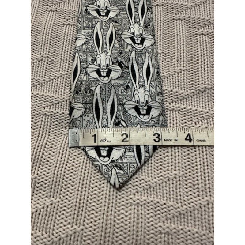 Warner Bros Vintage Warner Brothers bugs bunny silk tie Size ONE SIZE - 4 Thumbnail