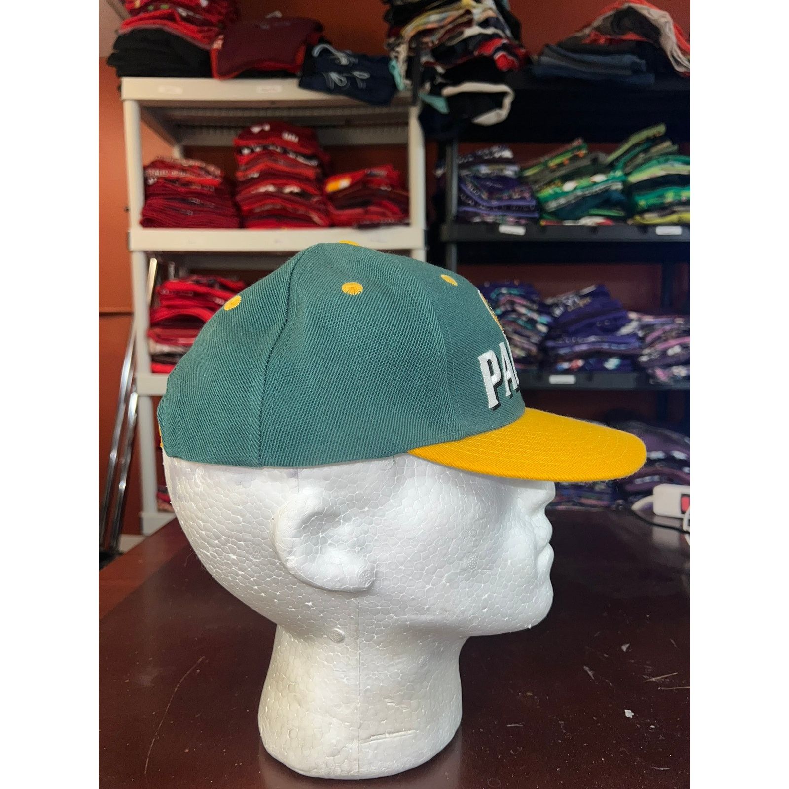 Logo Athletic Vintage Green Bay Packers Snapback Logo 7 Cap Hat NFL VTG Size ONE SIZE - 5 Thumbnail