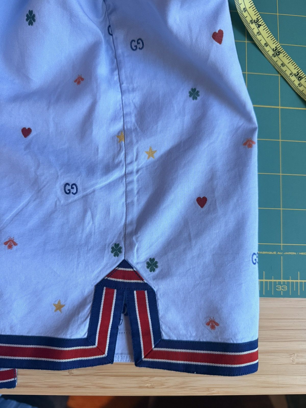 Gucci Gucci Fil-coupe Cotton Poplin Bowling Shirt Size US S / EU 44-46 / 1 - 5 Thumbnail