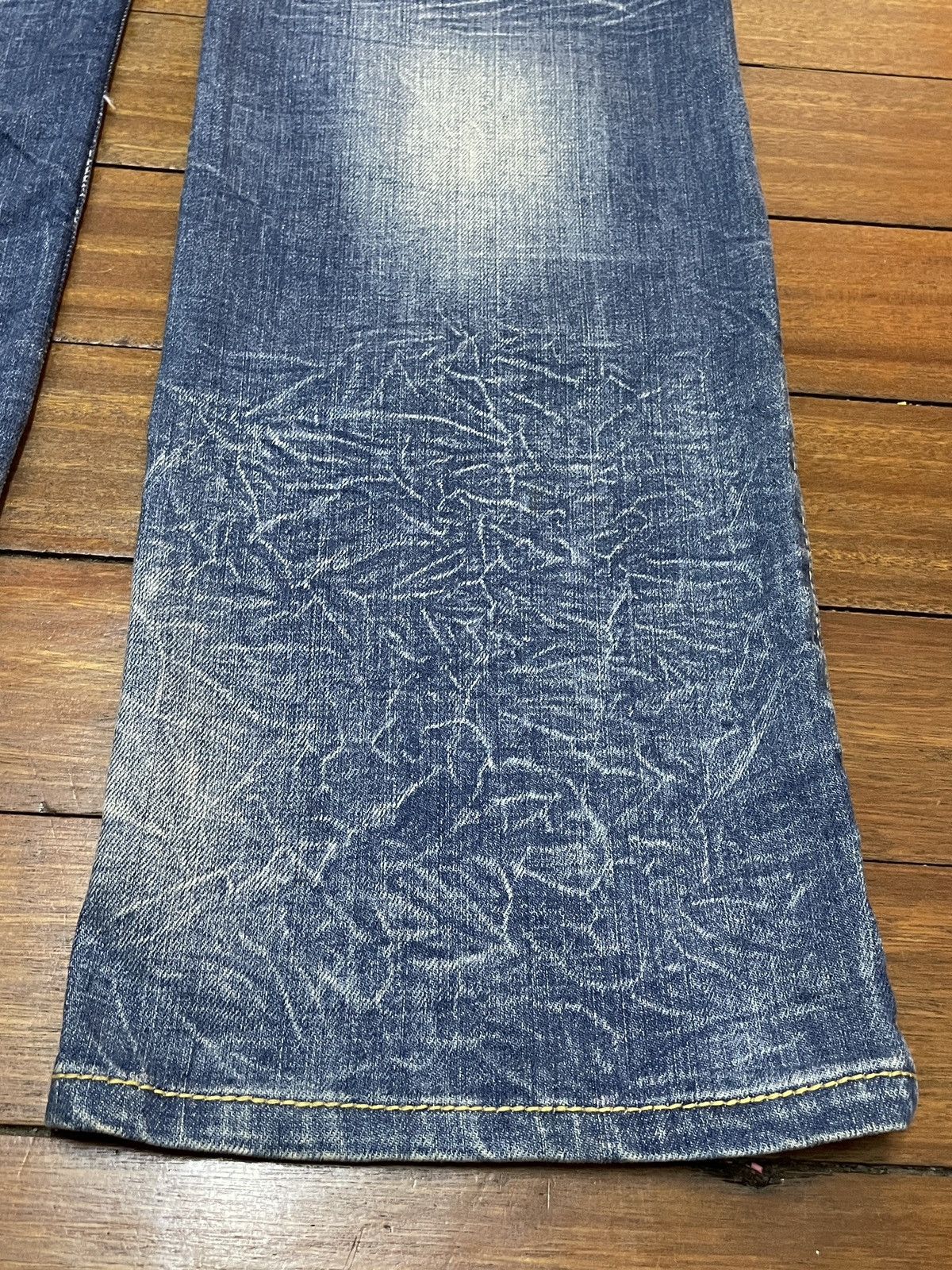 14th Addiction Rare Design Vintage Brand Nicole Club Flared Jeans 1990s Size US 33 - 8 Thumbnail