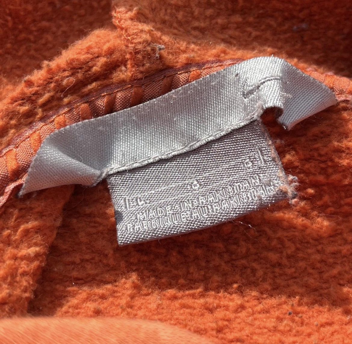 Nike Vintage Nike AirSoul Orange Pullover Hoodie - Size Large Size US L / EU 52-54 / 3 - 6 Thumbnail