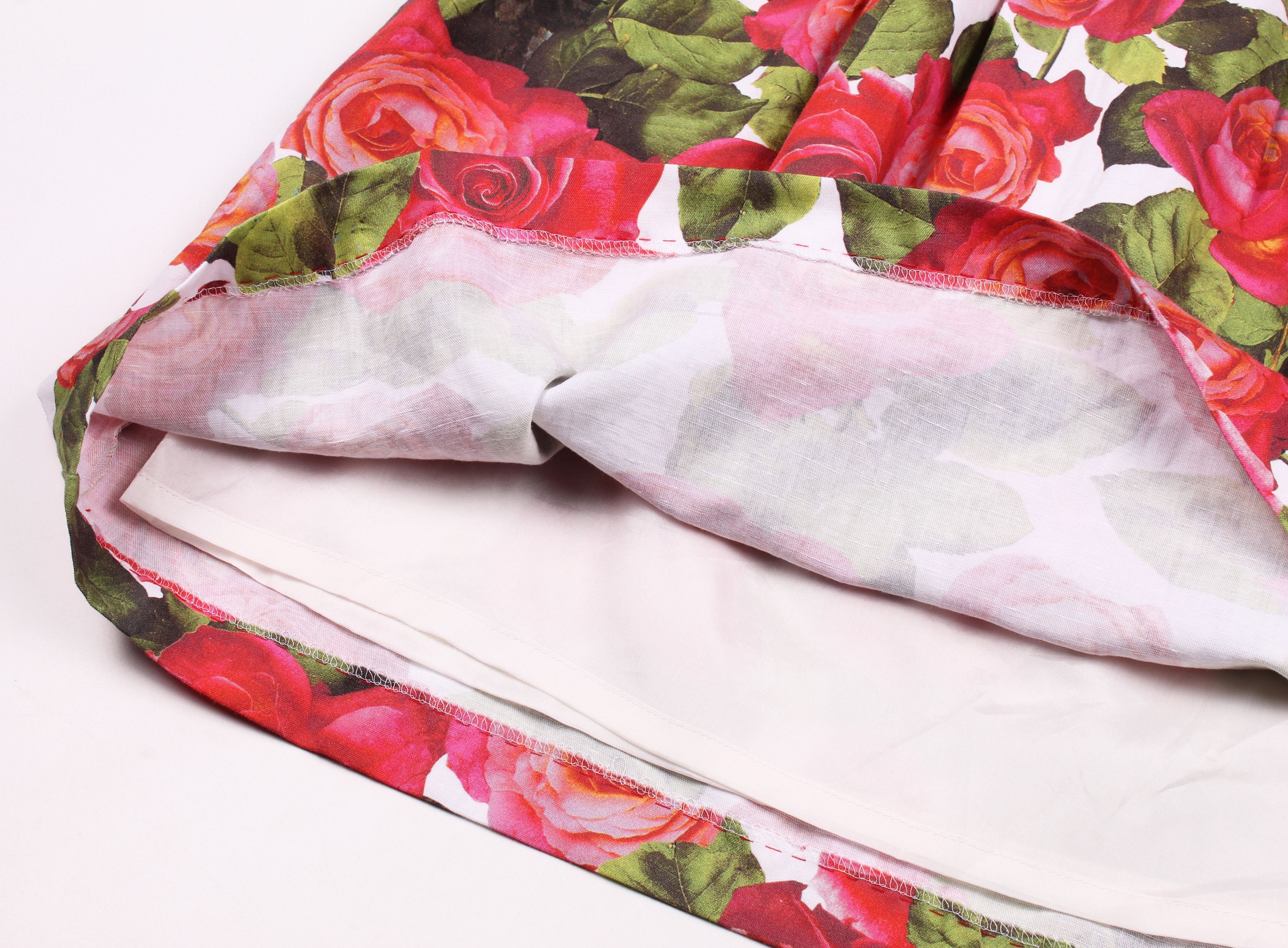 Other Marc Cain Floral Roses Pleated Skirt Size 30" / US 8 / IT 44 - 4 Thumbnail