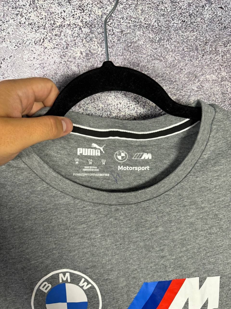 BMW Puma Men's Standard BMW M Motorsport Essentials Logo Tee Size US M / EU 48-50 / 2 - 8 Thumbnail