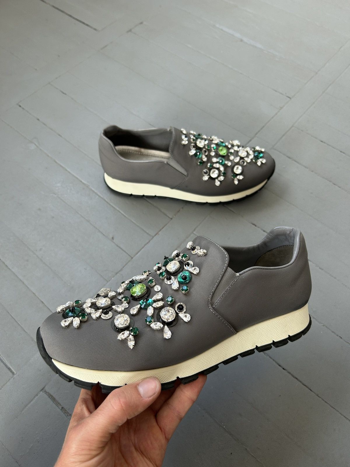 Prada Prada low top sneakers loafers Size US 9 / IT 39 - 1 Thumbnail