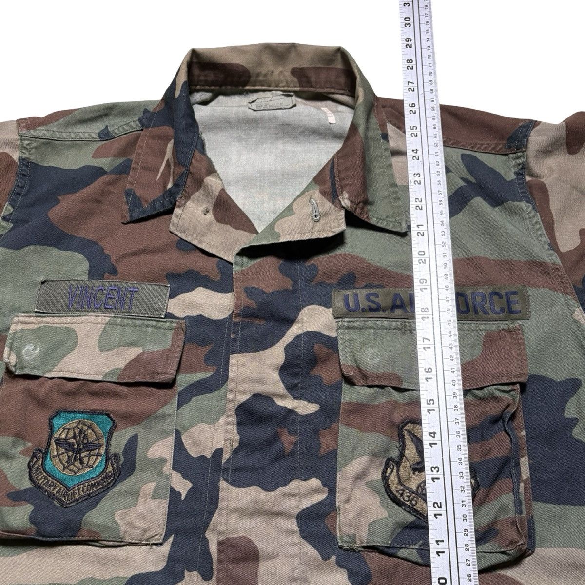 Other US Air Force Patches Small Short Woodland Camo BDU Jacket Size US S / EU 44-46 / 1 - 5 Thumbnail