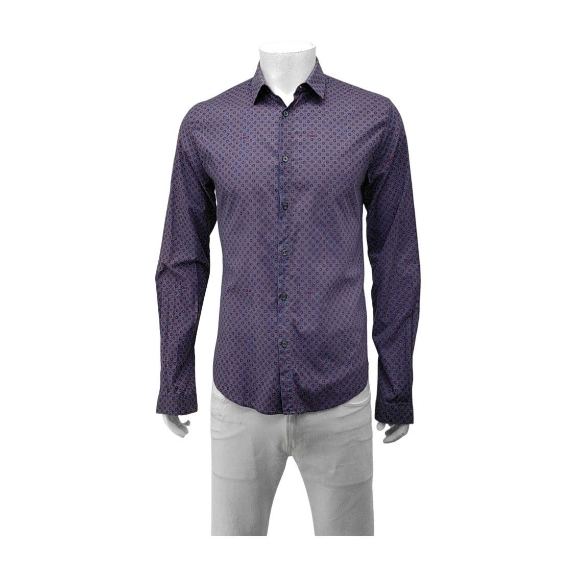 Gucci Gucci Geometric Print Duke Shirt 39 Size US M / EU 48-50 / 2 - 1 Thumbnail