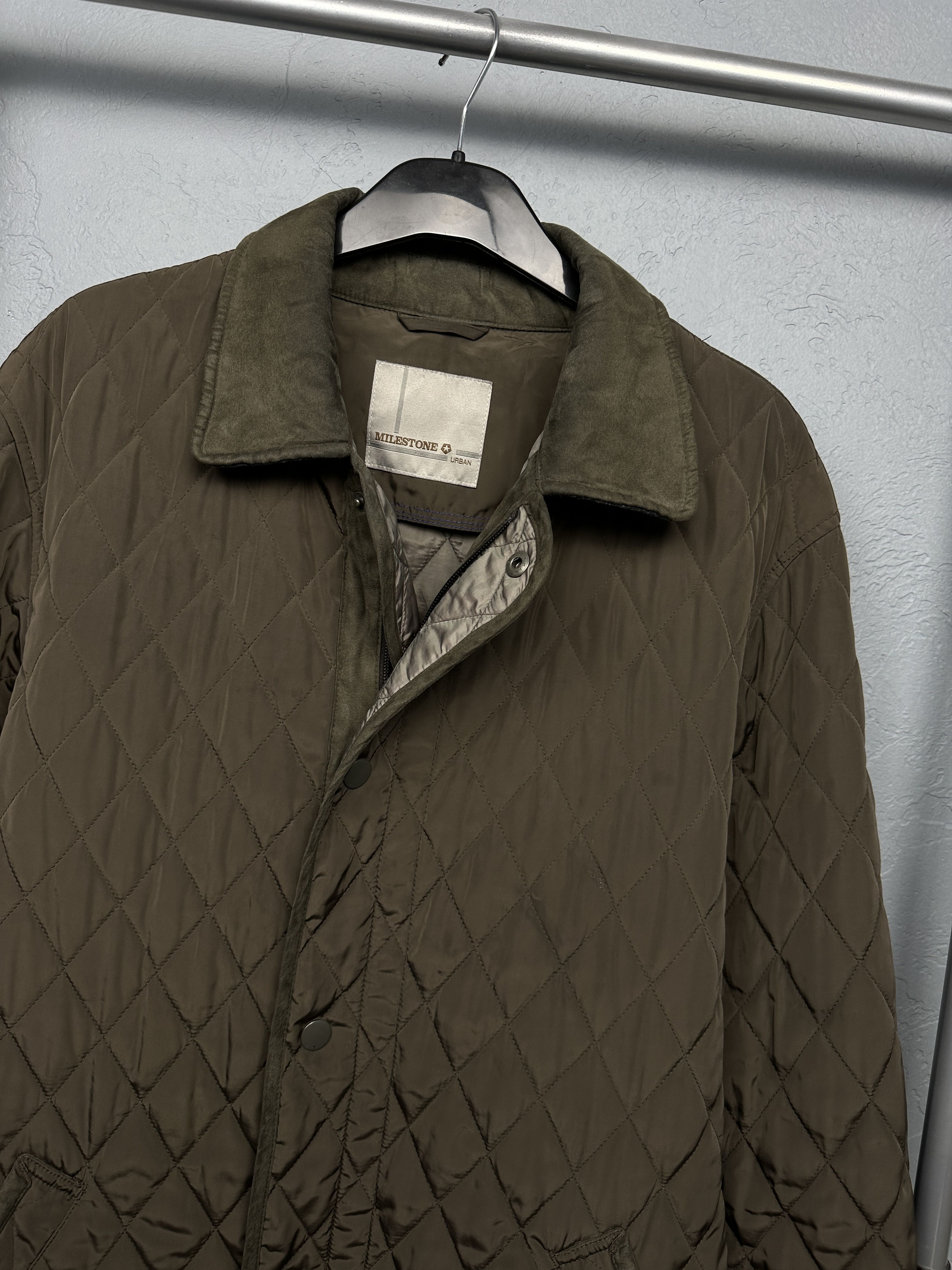 Milestone × Vintage Milestone Vintage Mens Quilted Jacket Size US L / EU 52-54 / 3 - 2 Thumbnail