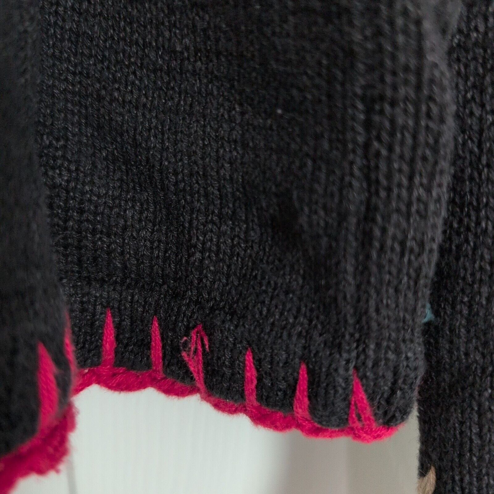 Designer Jodi Blake Zoo Animal Cardigan Womens Size Medium Black Knit Size M / US 6-8 / IT 42-44 - 10 Thumbnail