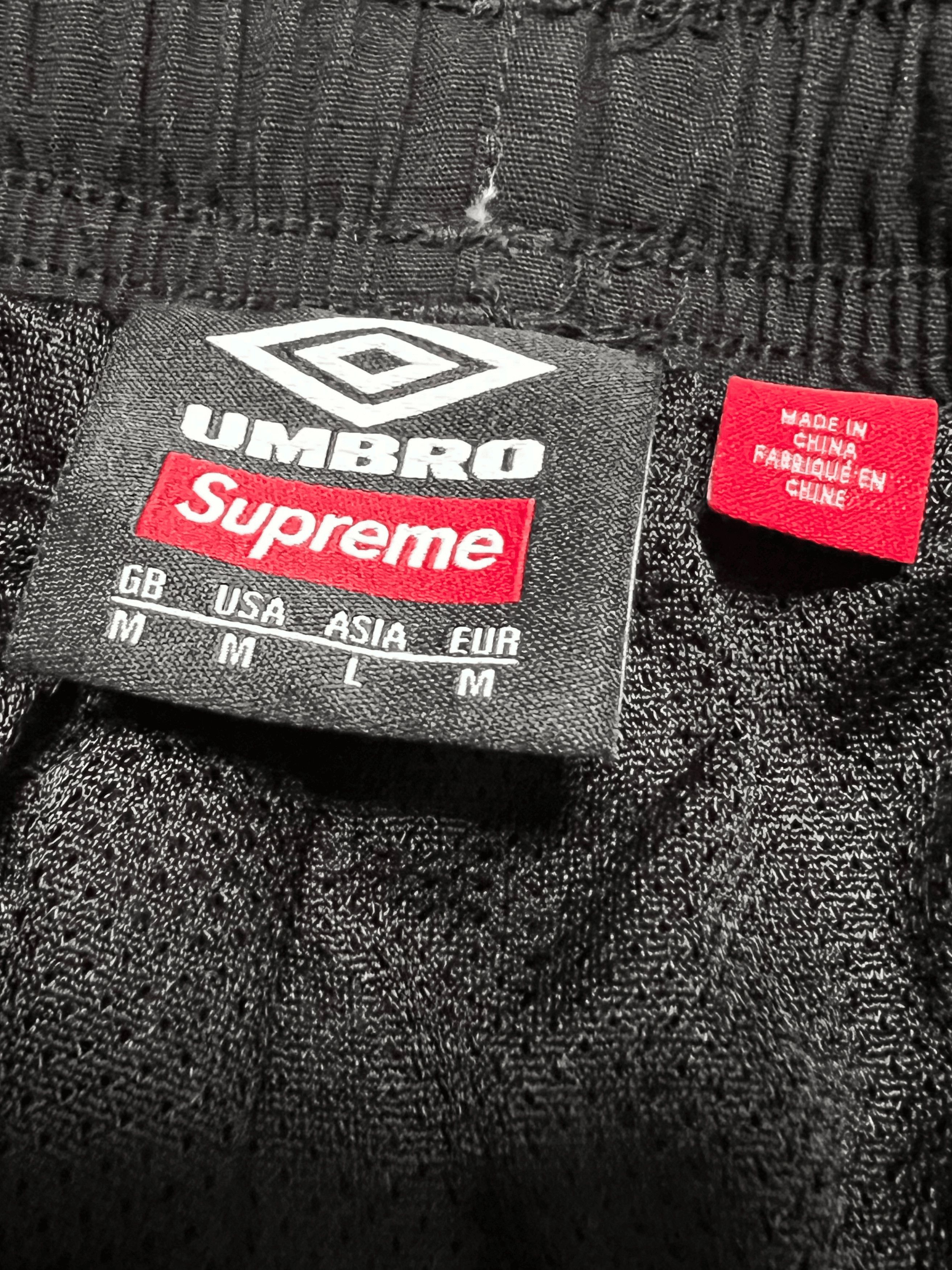 Supreme Supreme x Umbro Black Cotton Ripstop Track Pant M | Grailed