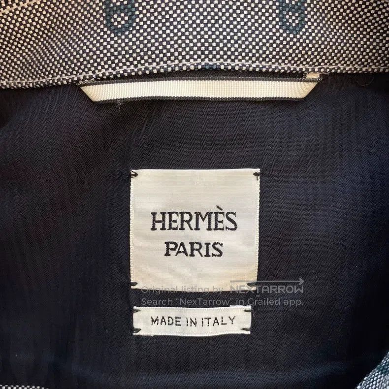 Hermes Hermes Pig Nose Printed Blue Denim Jacket Size XS / US 0-2 / IT 36-38 - 4 Thumbnail