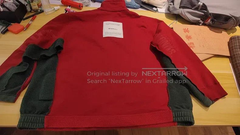Vetements Vetements Patchwork Hoodie Size US S / EU 44-46 / 1 - 2 Thumbnail