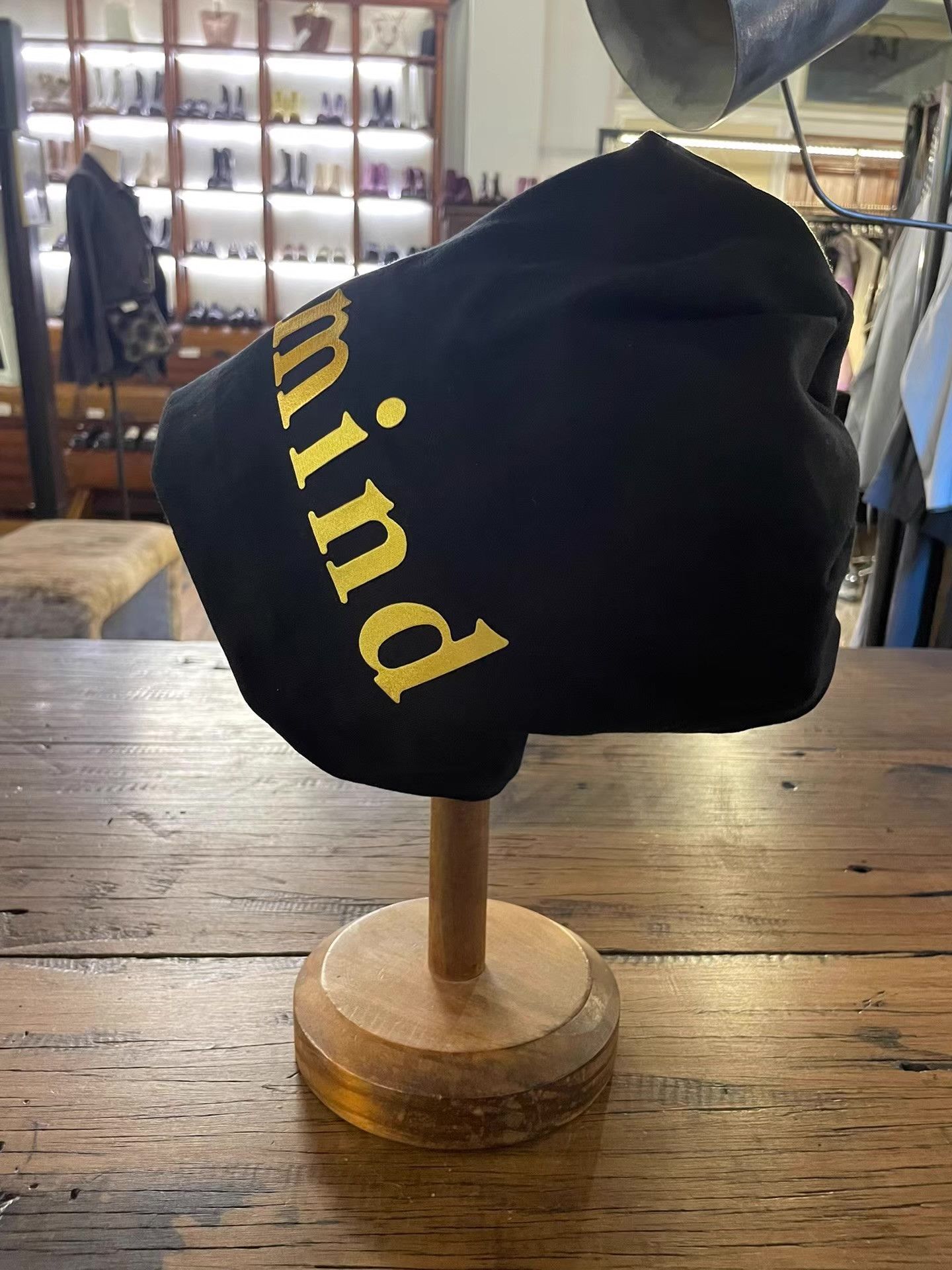 Mastermind World MASTERMIND HOMME FW15 Black Gold Foil Logo Beanie Ｑ25 Size ONE SIZE - 9 Thumbnail