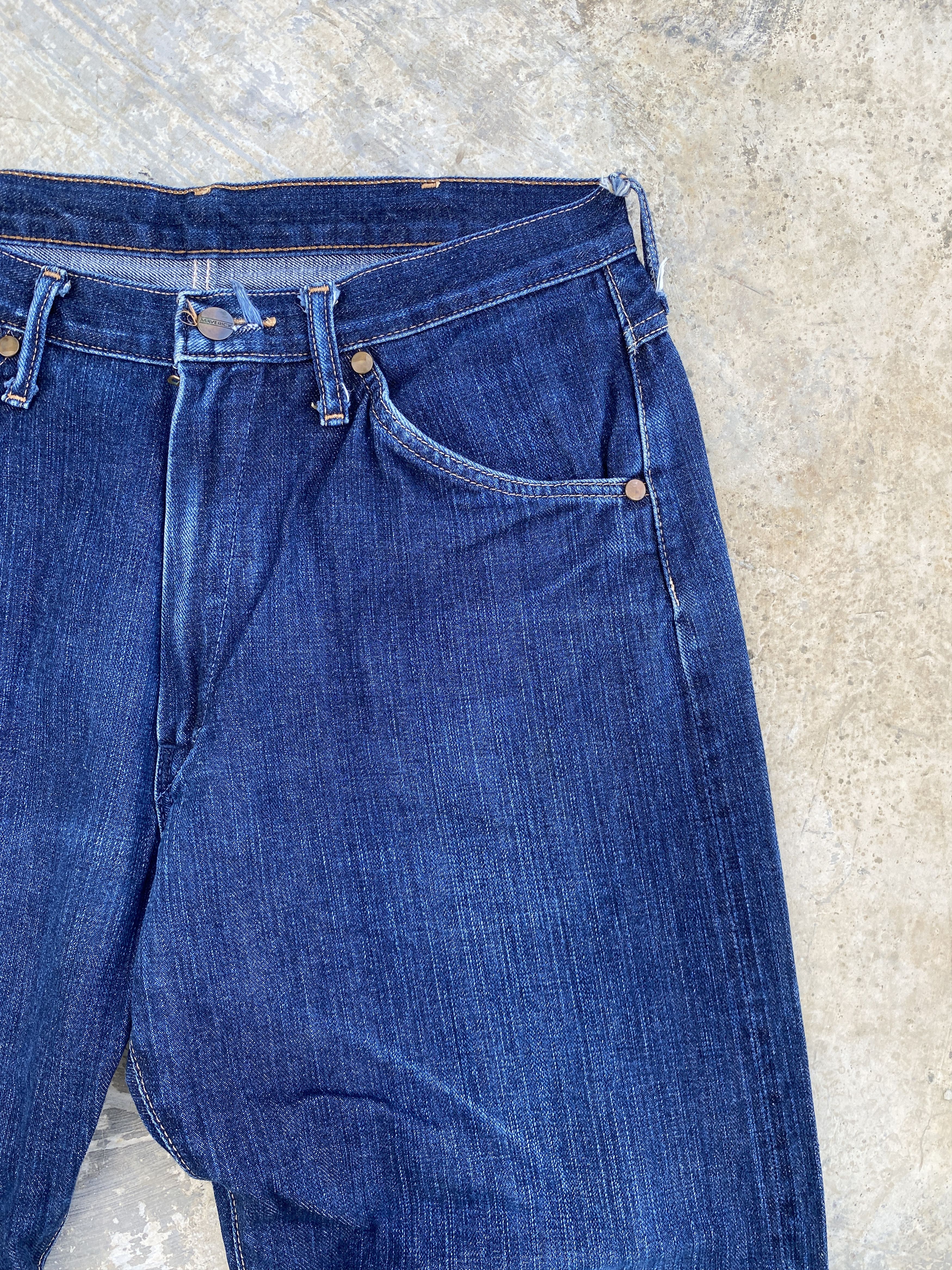 Wrangler Maverick by Wrangler Blue Bell Selvedge Jeans Size US 33 - 3 Thumbnail