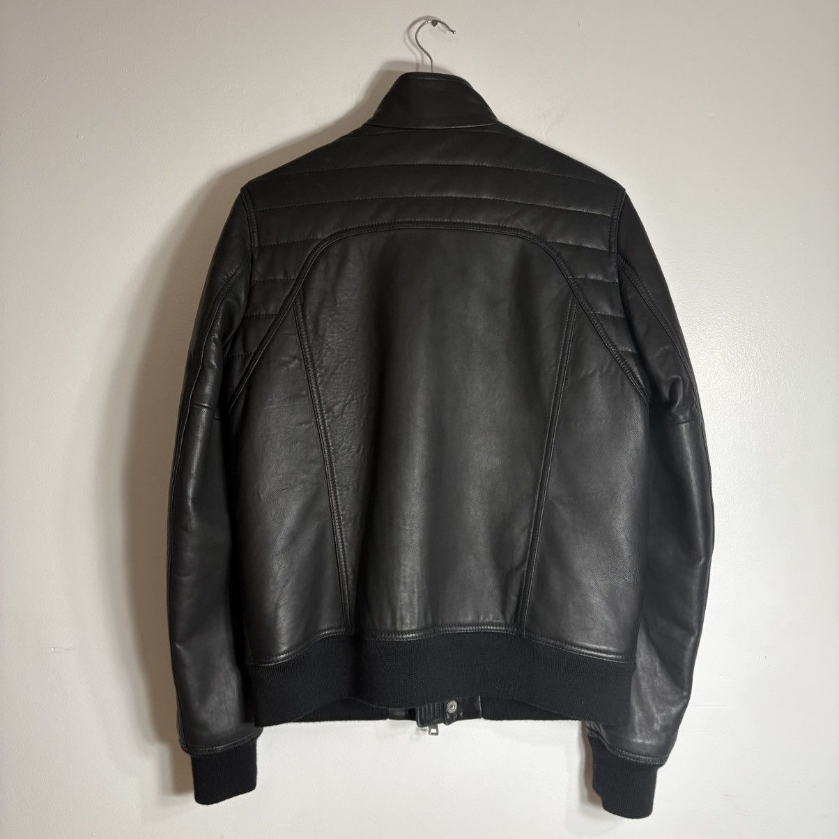 Balmain Balmain Quilted Lambskin Leather Collared Jacket Size US M / EU 48-50 / 2 - 6 Thumbnail