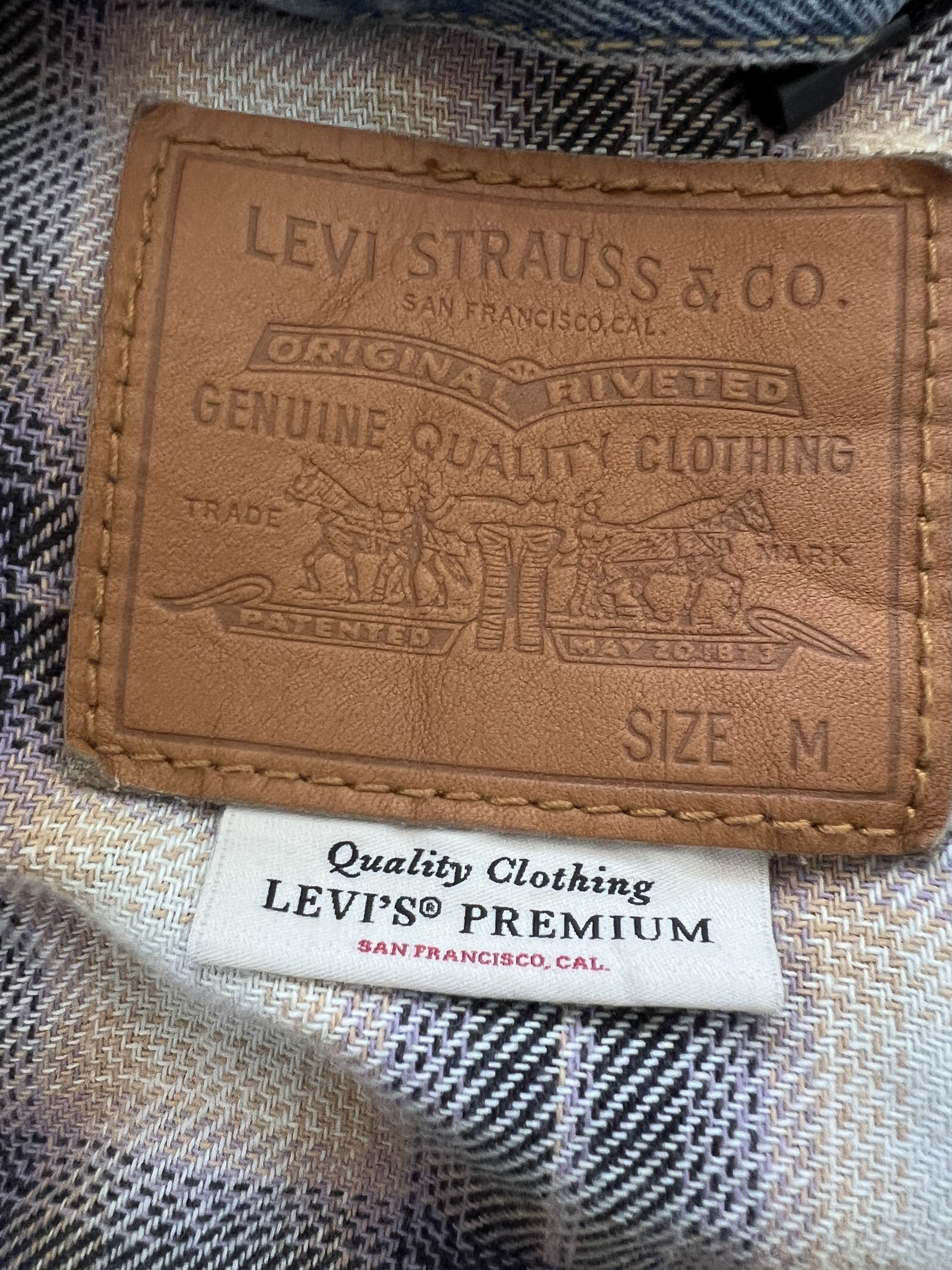 Designer × Levi's × Levi's Vintage Clothing Demim Levis Jacket Size US M / EU 48-50 / 2 - 5 Thumbnail
