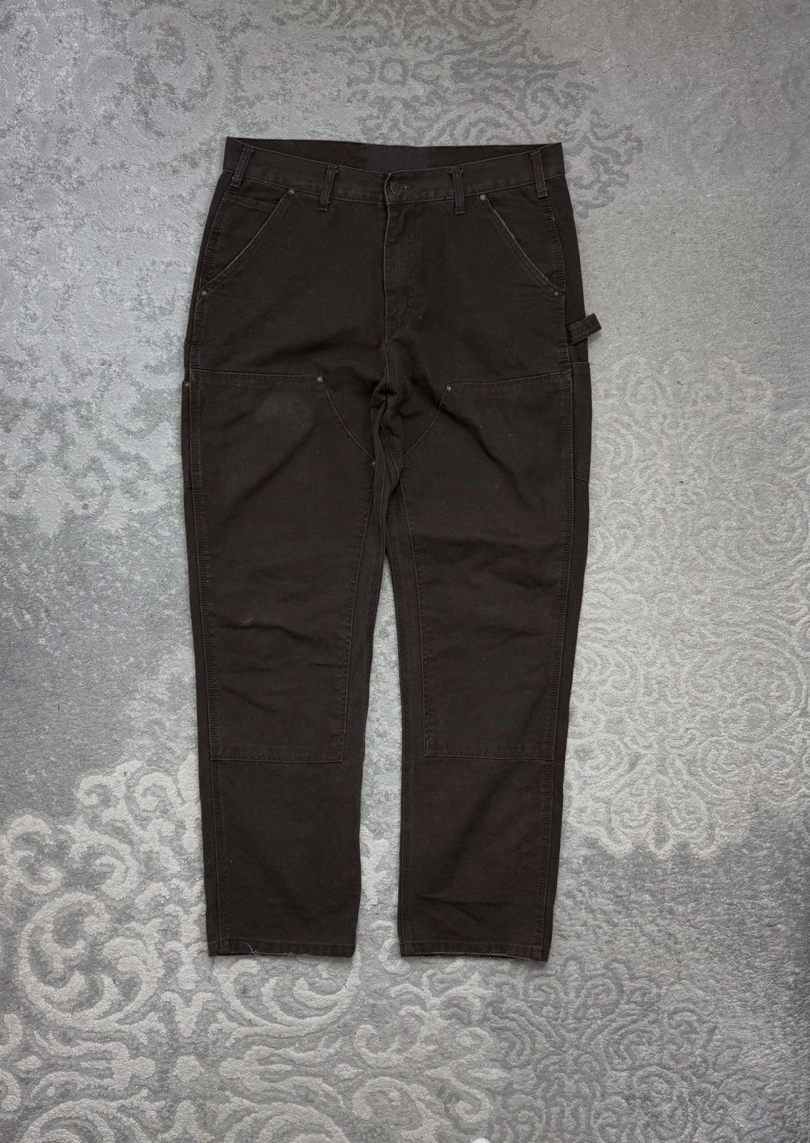 Carhartt Carhartt Double Knee Vintage Brown USA Pants Size US 32 / EU 48 - 3 Thumbnail