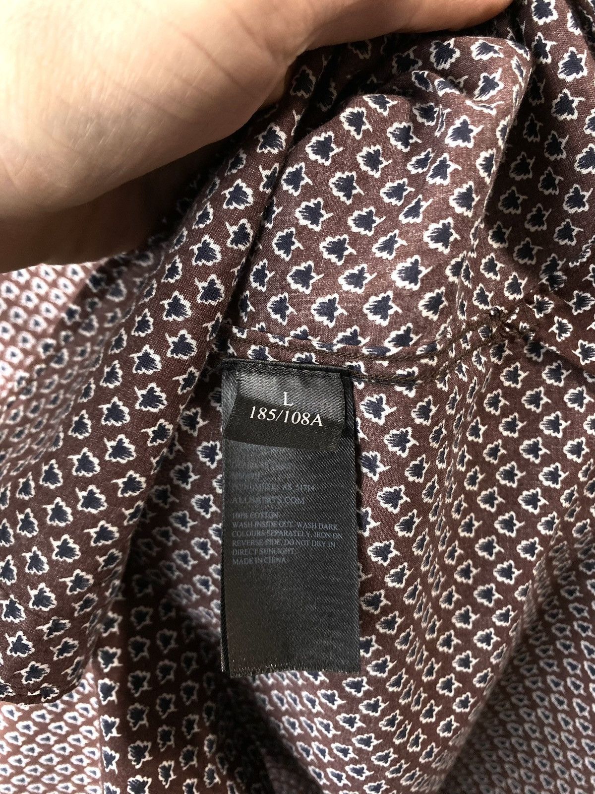 Allsaints All Saints Pattern Shirt Luxury Retro Style Size US L / EU 52-54 / 3 - 5 Thumbnail