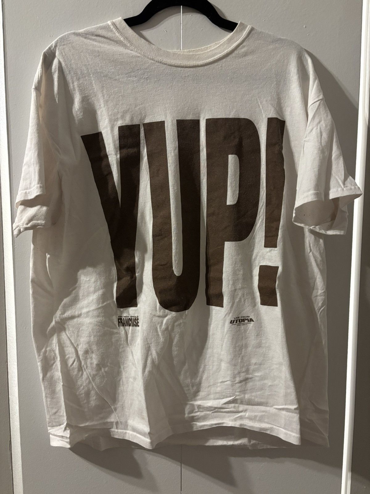 Travis Scott YUP! Travis Scott Franchise Tee Size XL (OS) Rare! Size US XL / EU 56 / 4 - 1 Thumbnail
