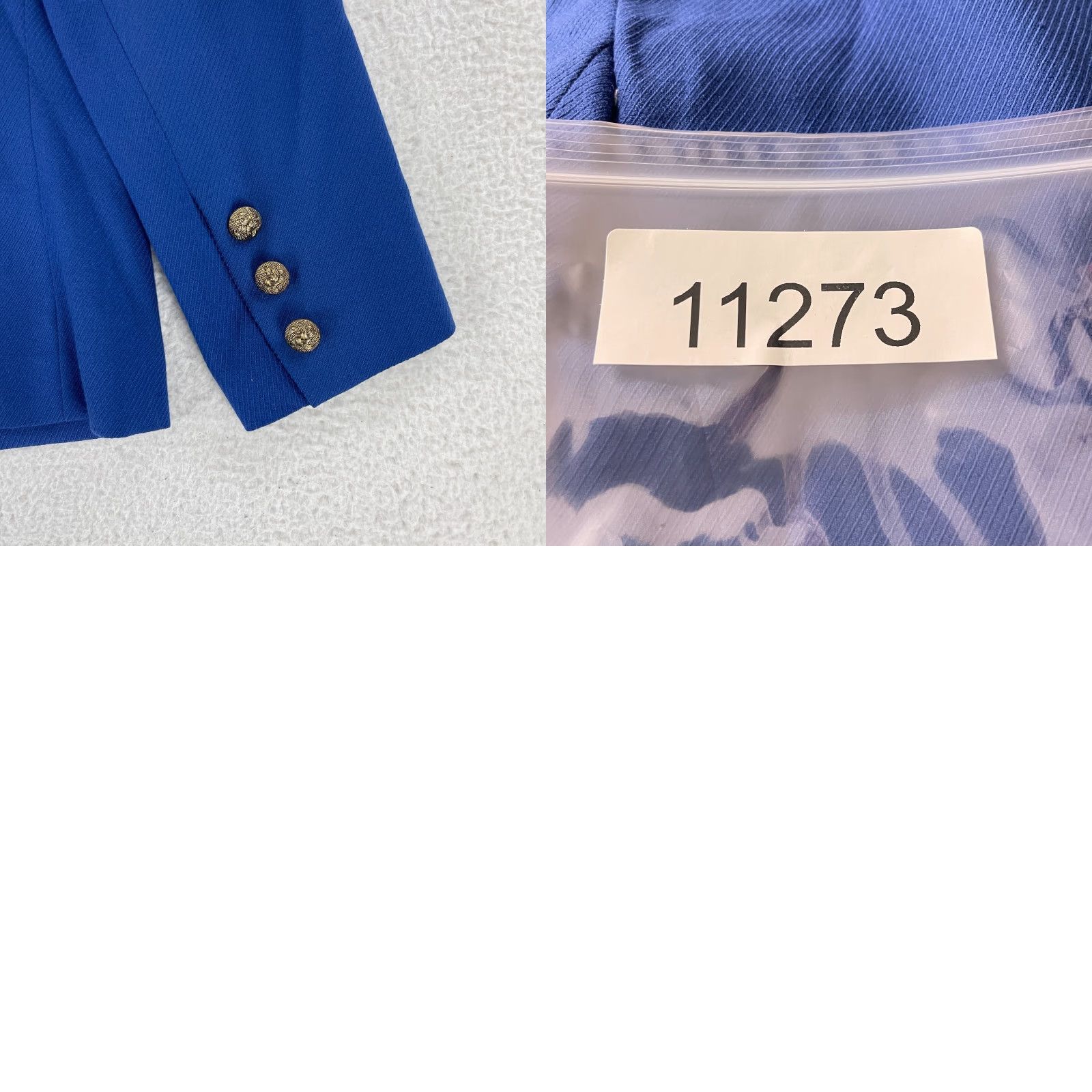 Diane von Furstenberg Diane Von Furstenberg Blazer Jacket Womens 6 Blue 100% Wool VTG Made in USA Jacket Women 6 Blue Wool VTG Size M / US 6-8 / IT 42-44 - 9 Thumbnail