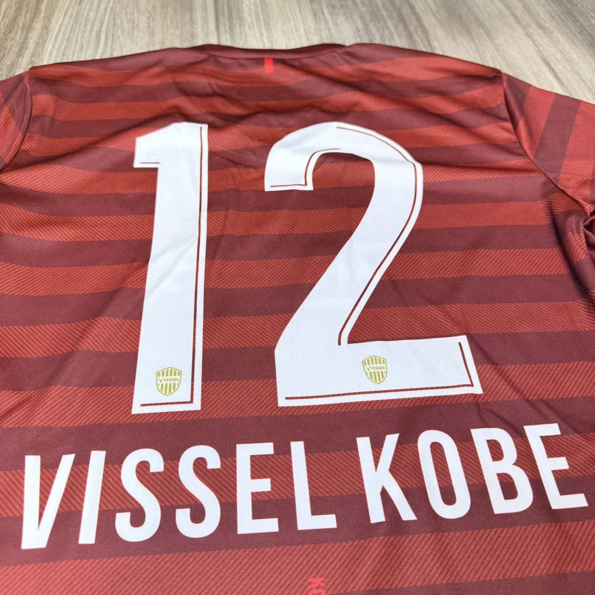 Asics Vissel Kobe 2019 stadium jersey #12 Size US M / EU 48-50 / 2 - 4 Thumbnail