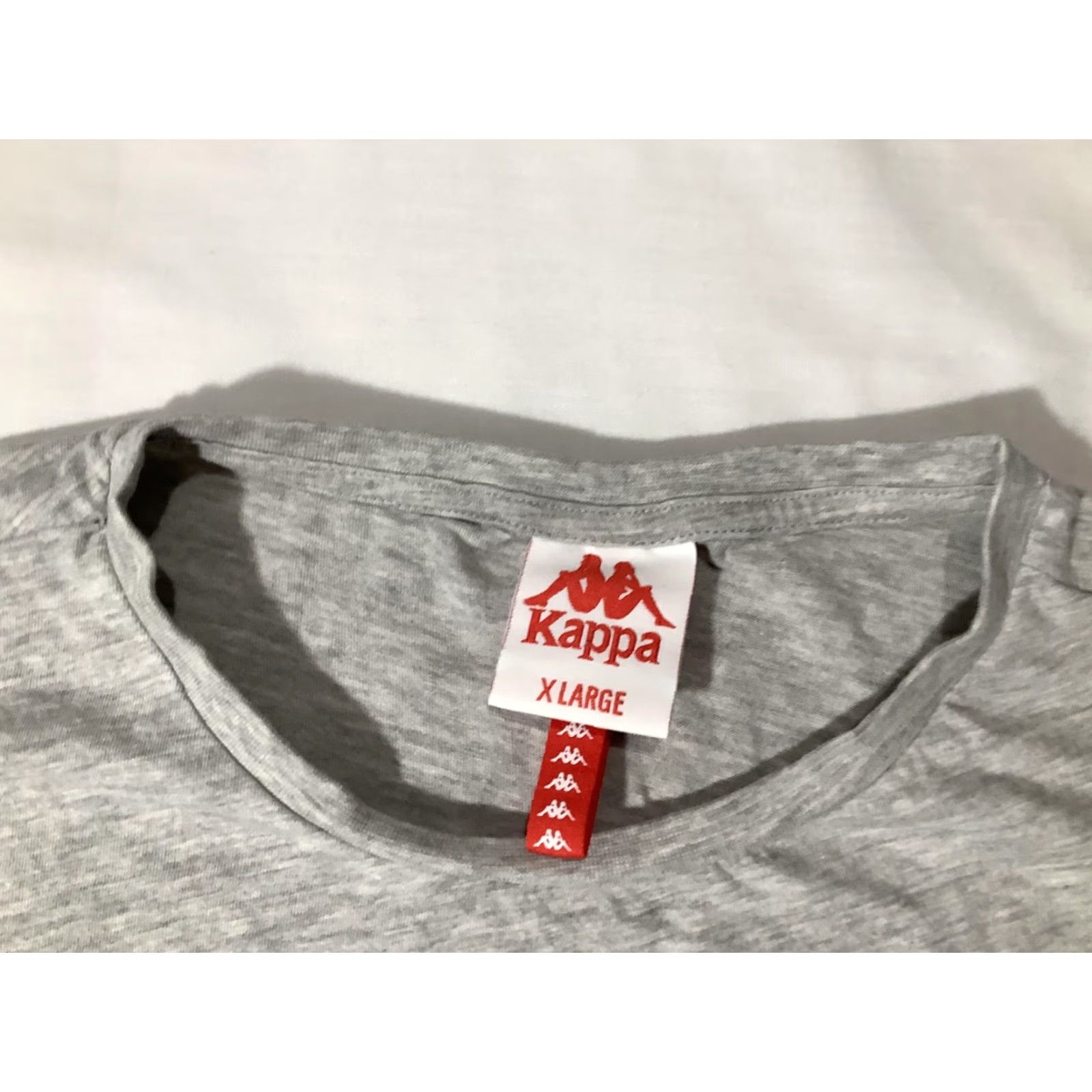 Kappa Kappa Shirt Mens XL Gray Big Logo Graphic Tee 100% Cotton Crewneck Omini Casual Size US XL / EU 56 / 4 - 3 Thumbnail