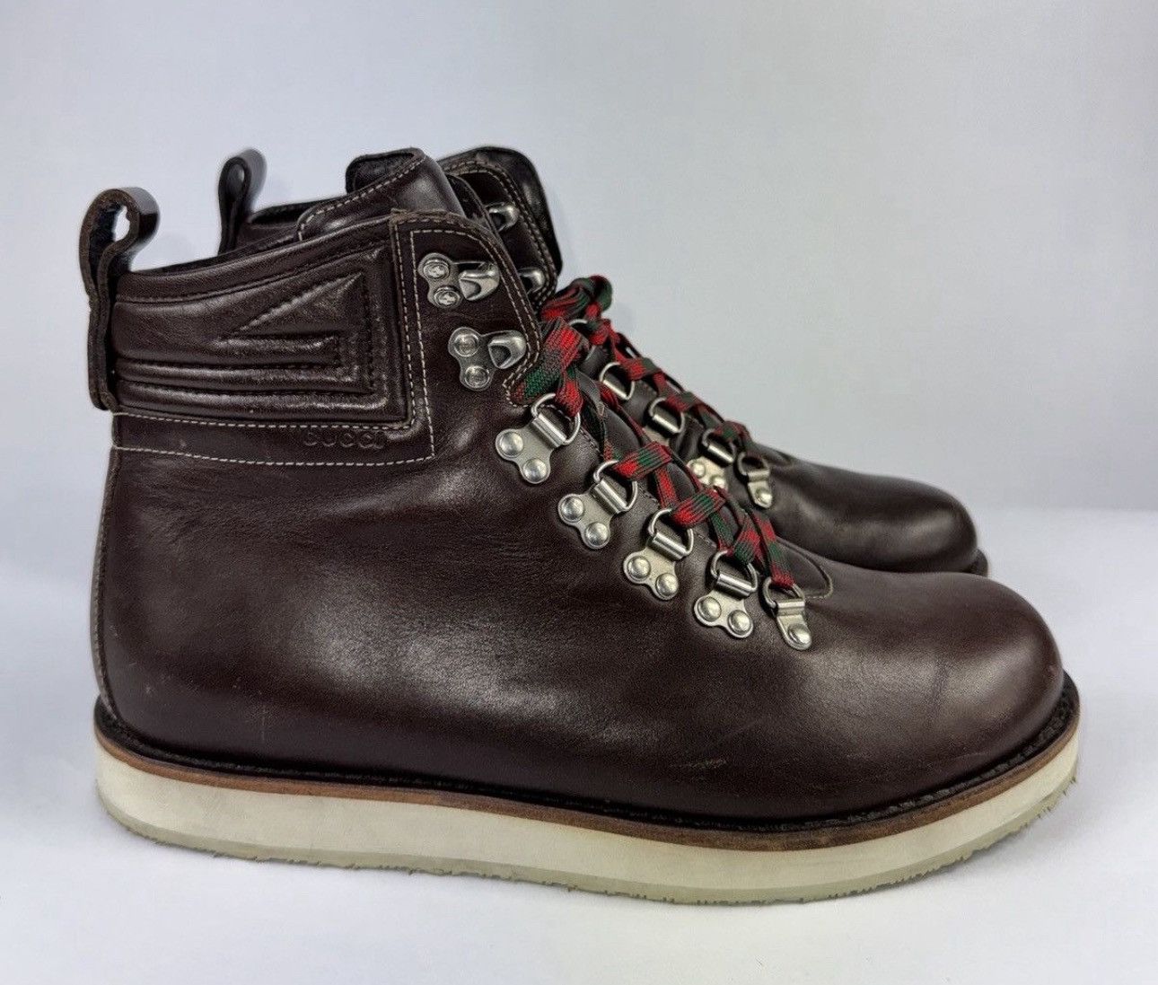 Gucci GUCCI LEATHER HIKING BOOTS Size US 9.5 / EU 42-43 - 1 Thumbnail