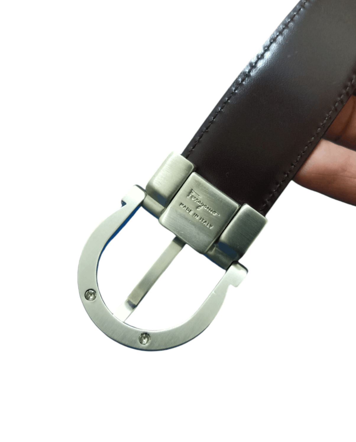 Salvatore Ferragamo Salvatore Ferragamo Reversible Leather Belt Size 36 - 4 Thumbnail