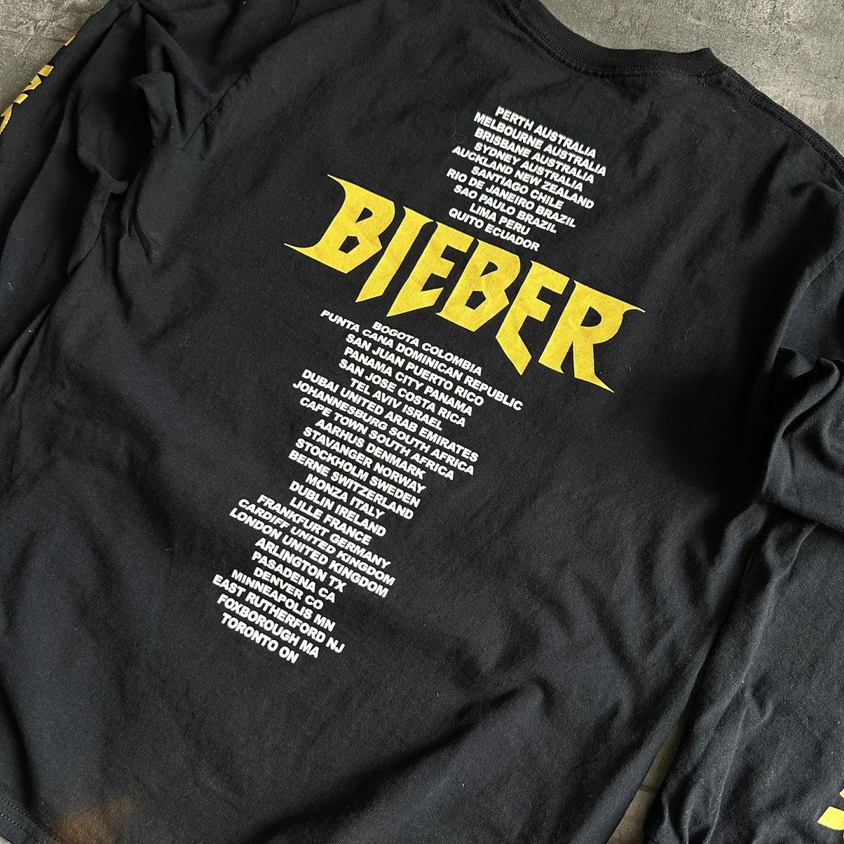 Justin Bieber Vintage Justin Bieber Long-sleeve T-shirts Stadium Tour Y2K Size US M / EU 48-50 / 2 - 6 Thumbnail