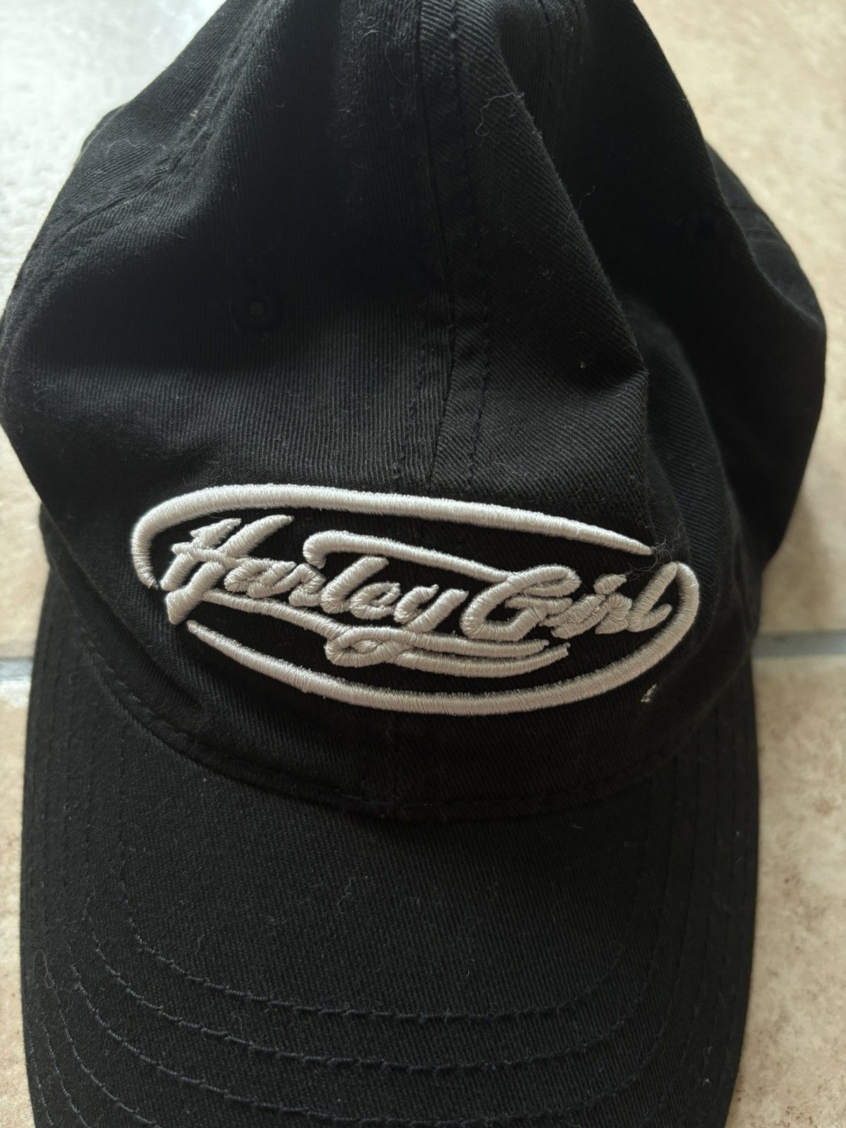 Harley Davidson × Vintage Harley Davidson Harley Girl Vintage Streetwear Baseball Cap Size ONE SIZE - 2 Thumbnail